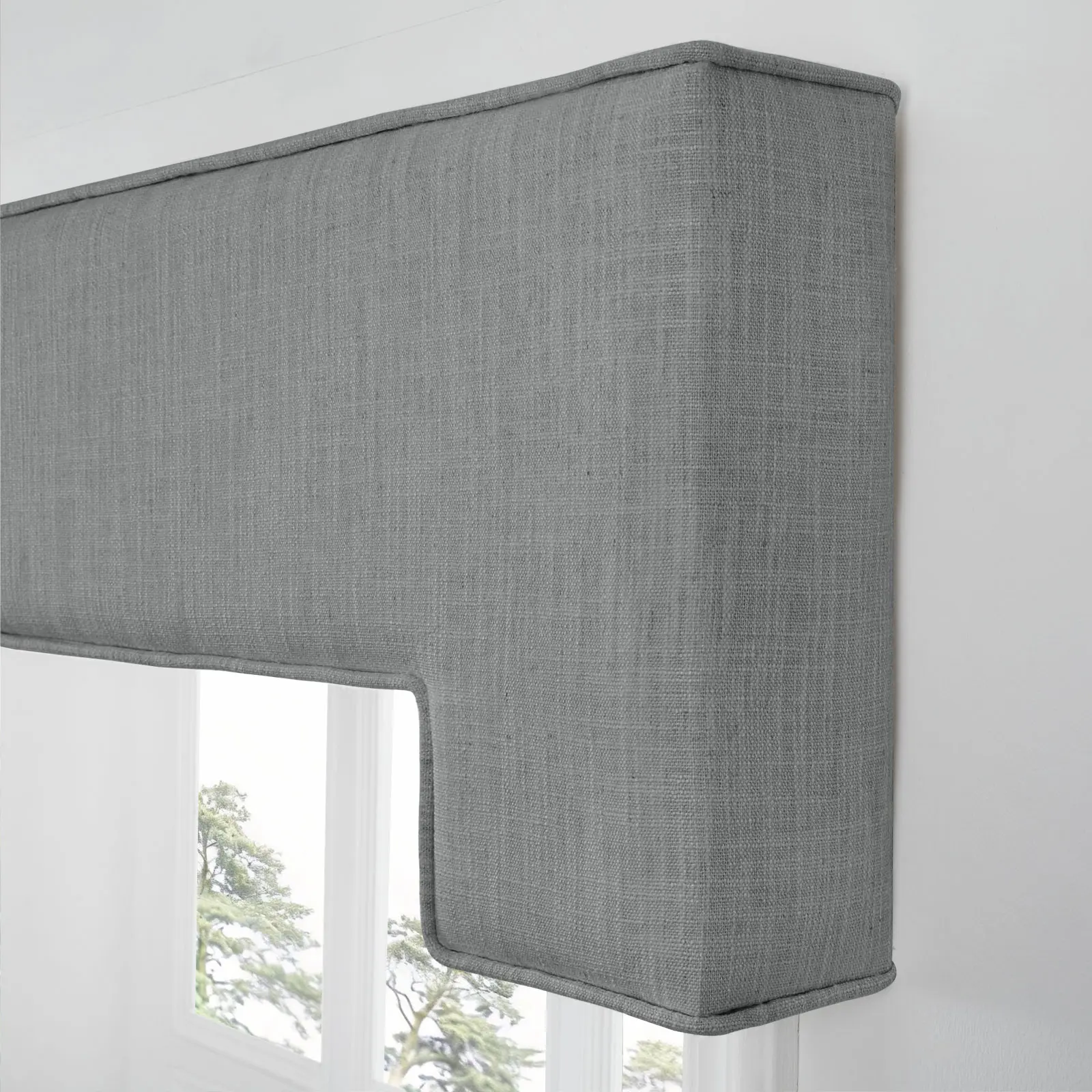 Liz Linen Stepped Cornice Board - Image 36