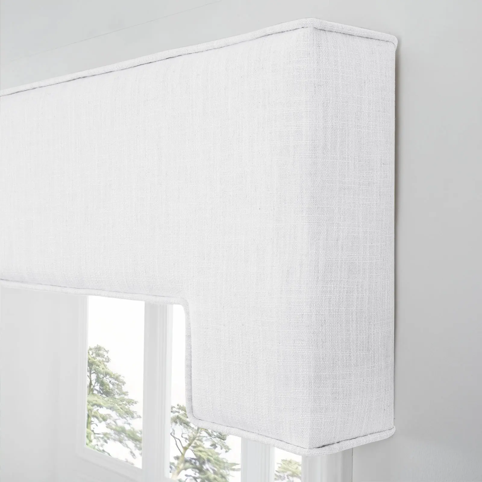 Liz Linen Stepped Cornice Board - Image 4