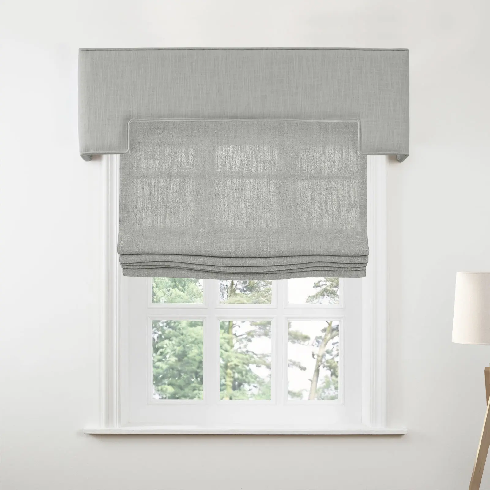 Liz Linen Stepped Cornice Board - Image 50