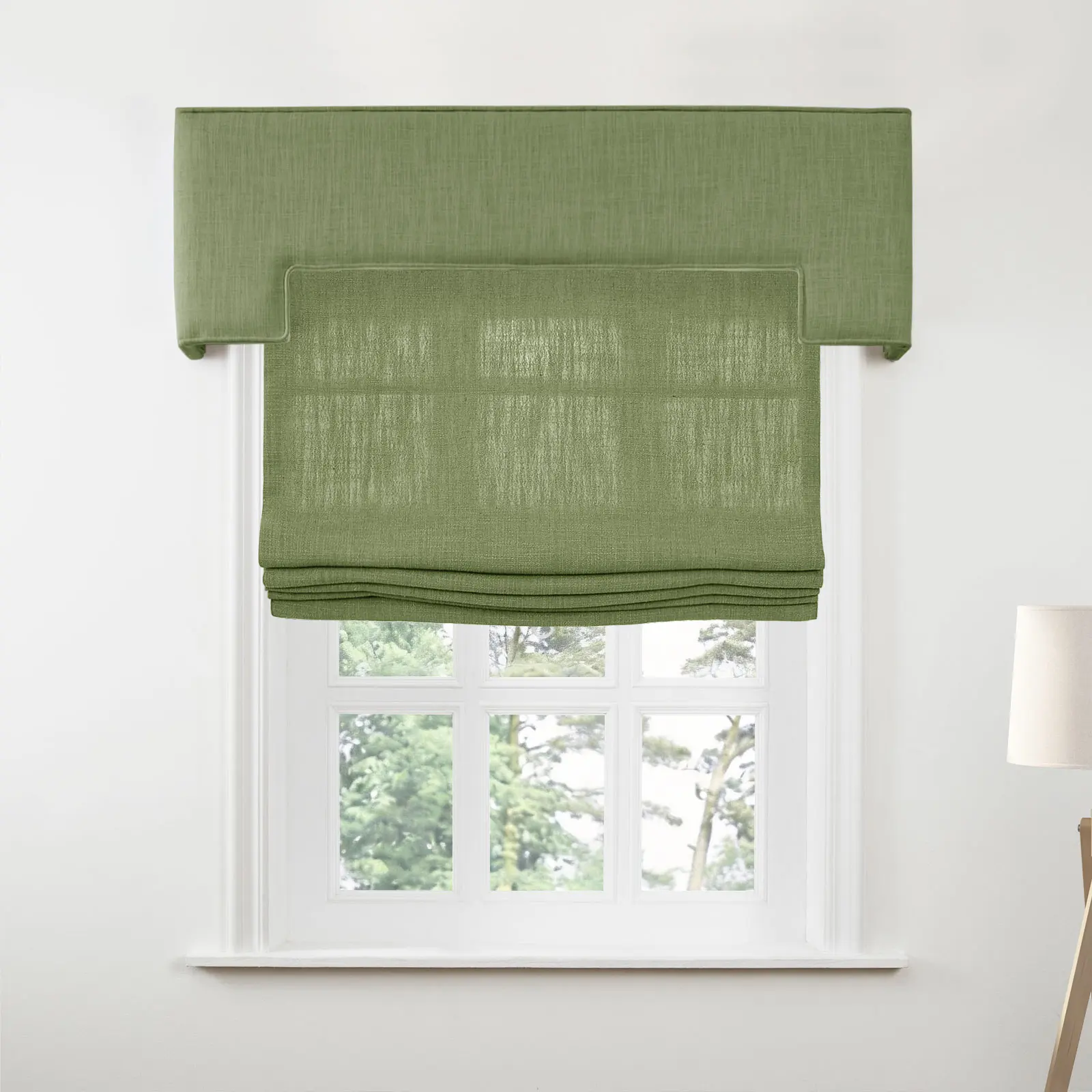 Liz Linen Stepped Cornice Board - Image 54