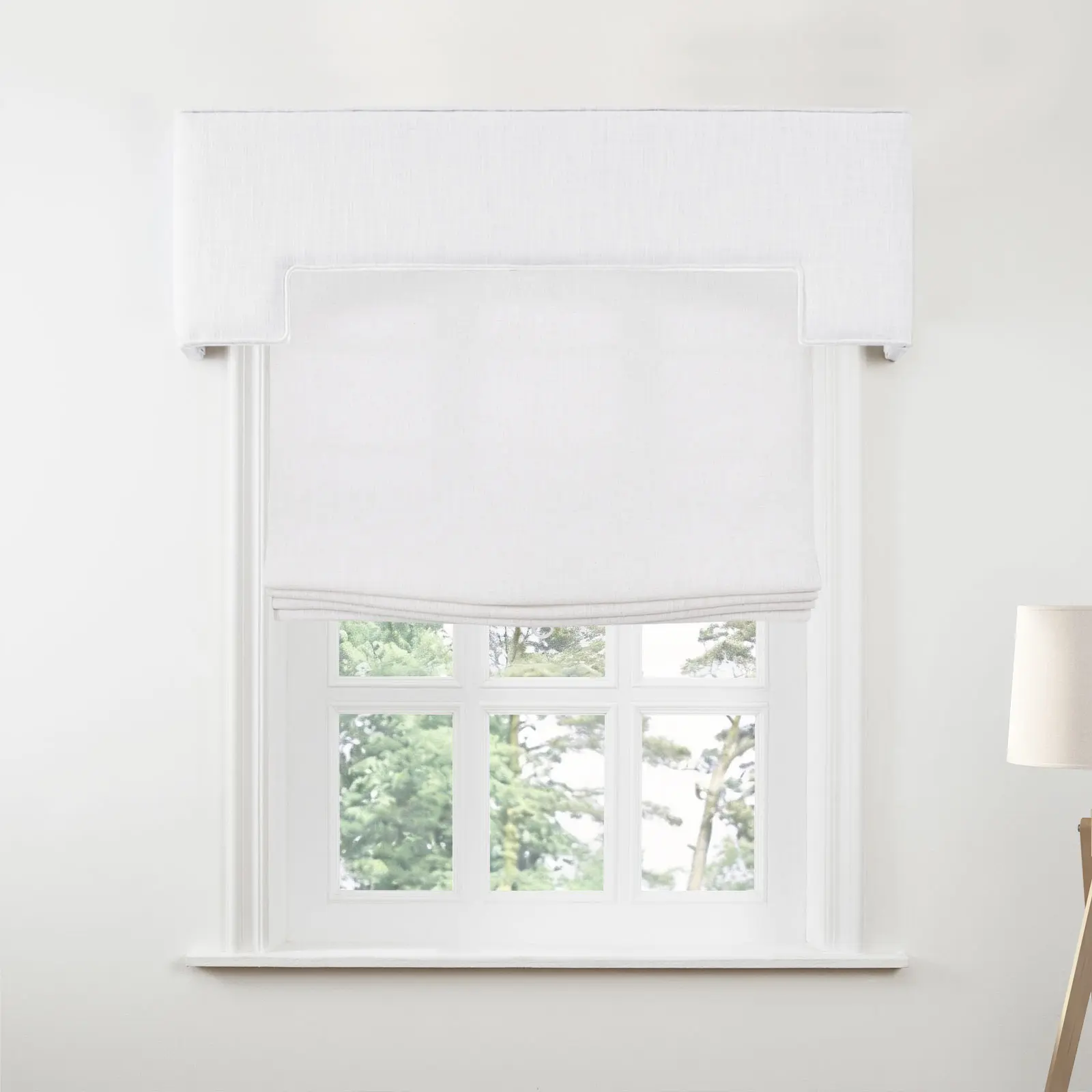 Liz Linen Stepped Cornice Board - Image 6