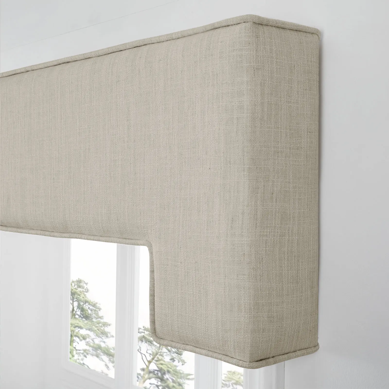 Liz Linen Stepped Cornice Board - Image 60