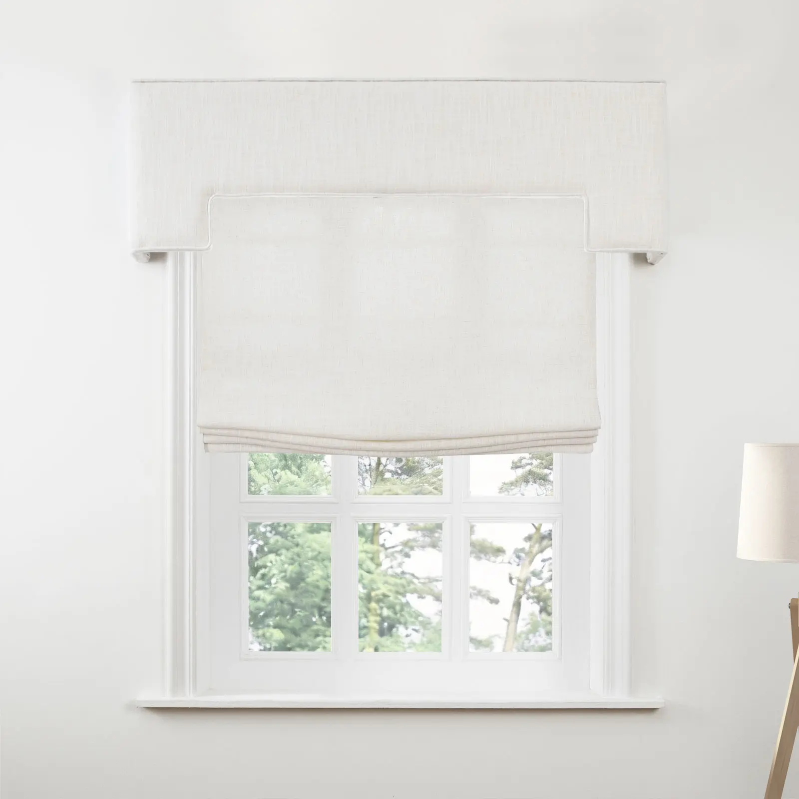Liz Linen Stepped Cornice Board - Image 66