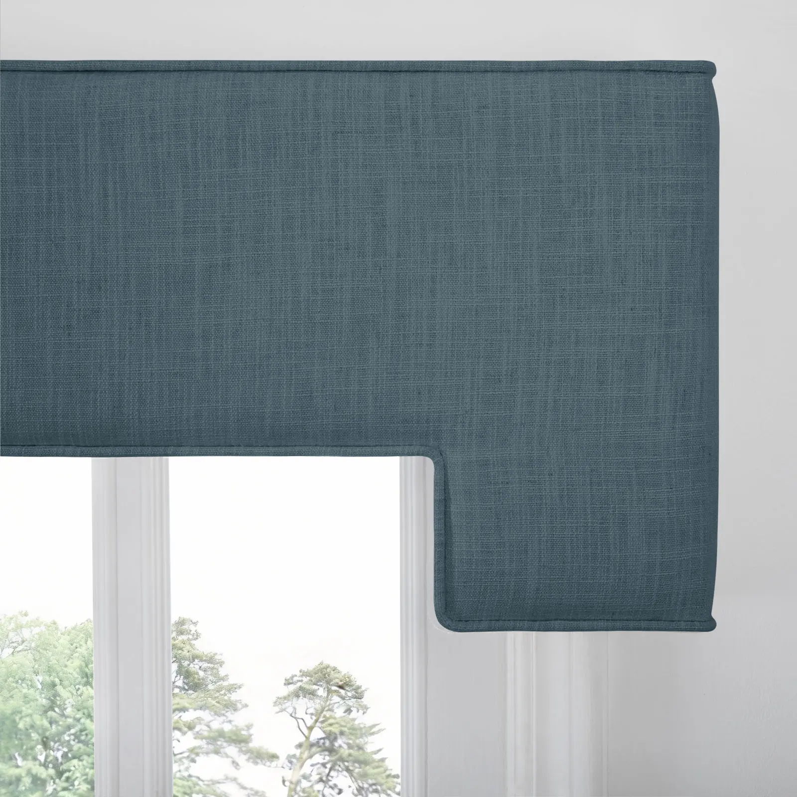 Liz Linen Stepped Cornice Board - Image 9