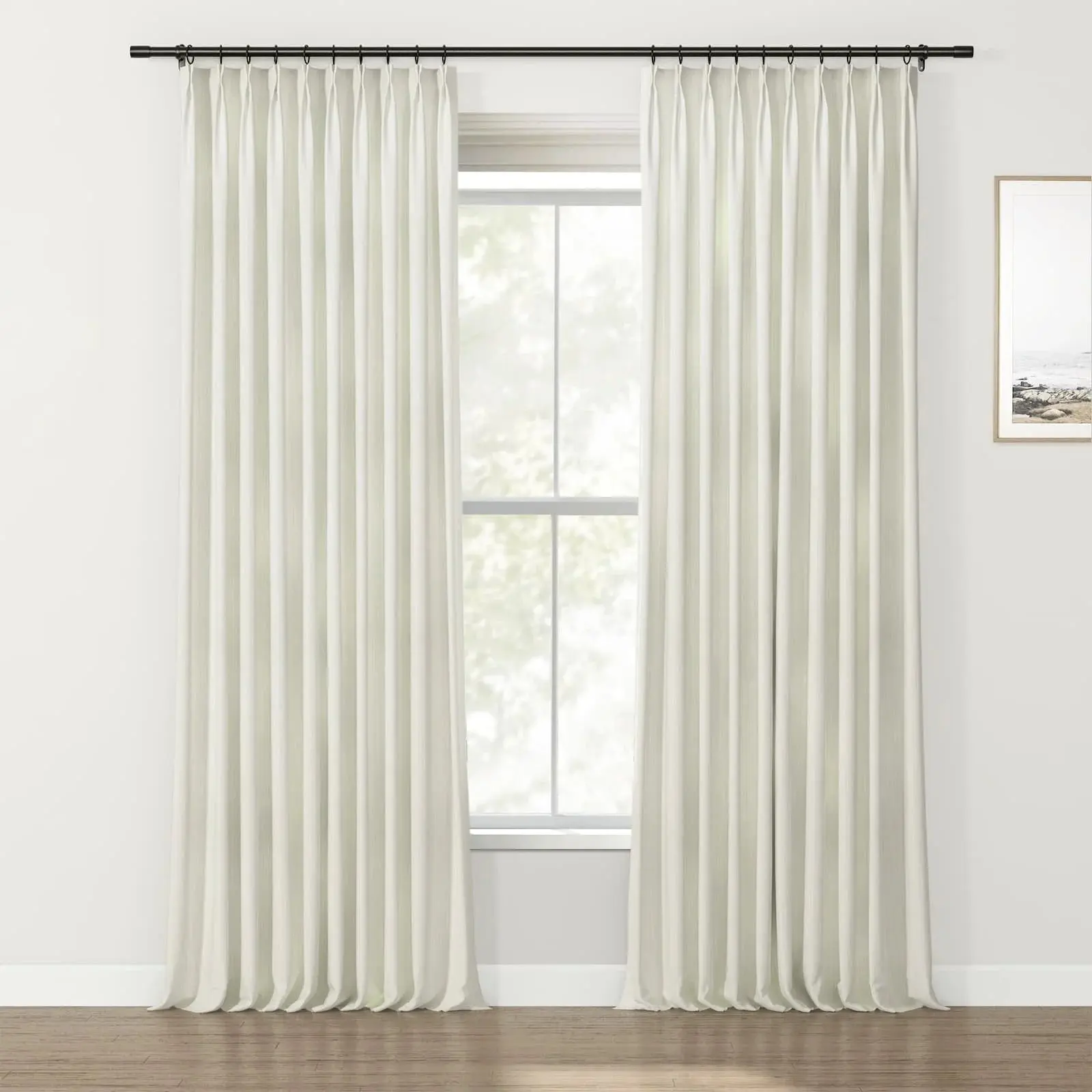 Lydia Solid Jacquard Curtain Pleated - Serie E - Image 24