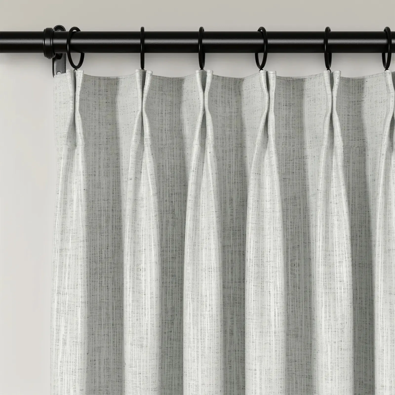 Lydia Solid Jacquard Curtain Pleated - Serie E - Image 29