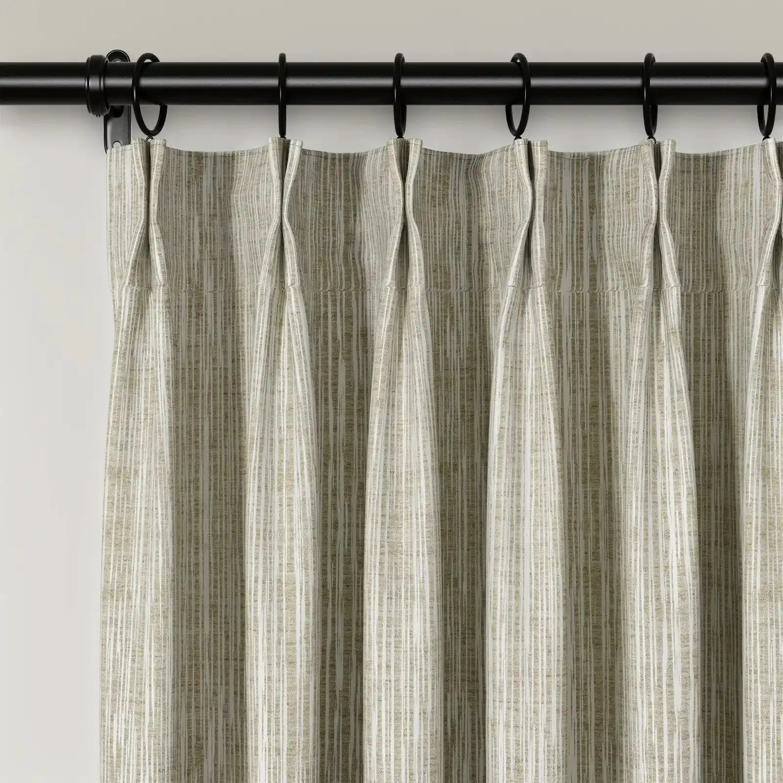 Lydia Solid Jacquard Curtain Pleated - Serie E - Image 37