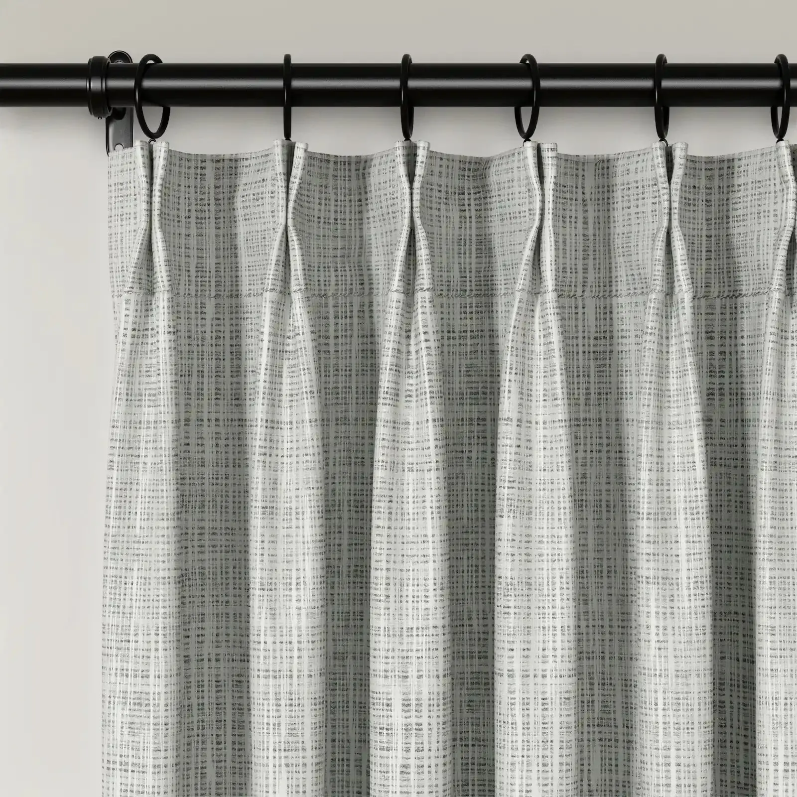 Lydia Solid Jacquard Curtain Pleated - Serie E - Image 33