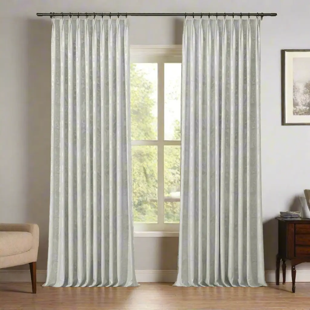 Lydia Garden Jacquard Curtain Pleated - Serie E - Image 9