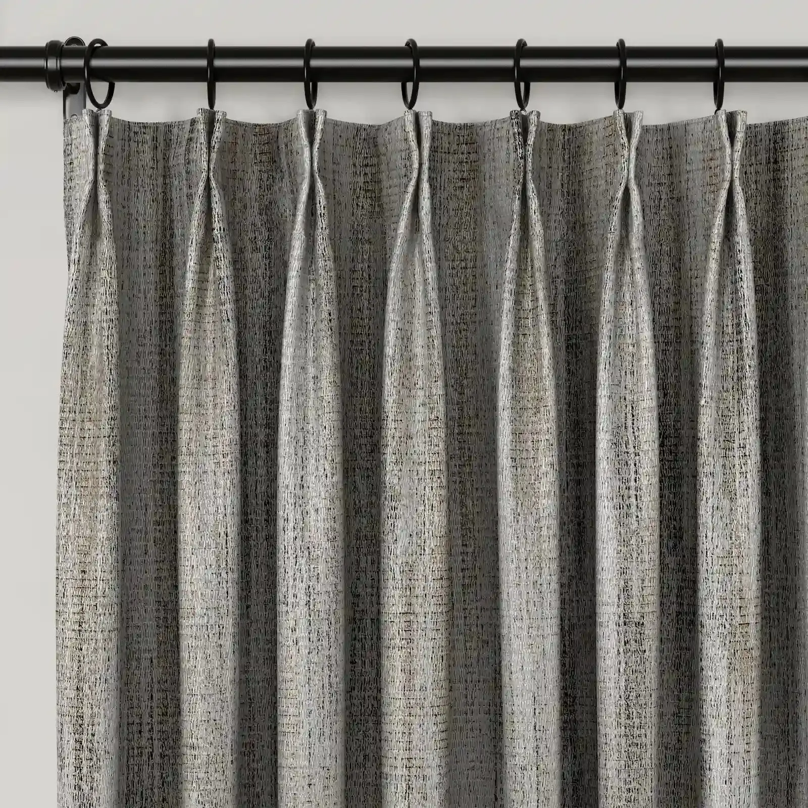 Lydia Rib Jacquard Curtain Pleated - Serie A - Image 13