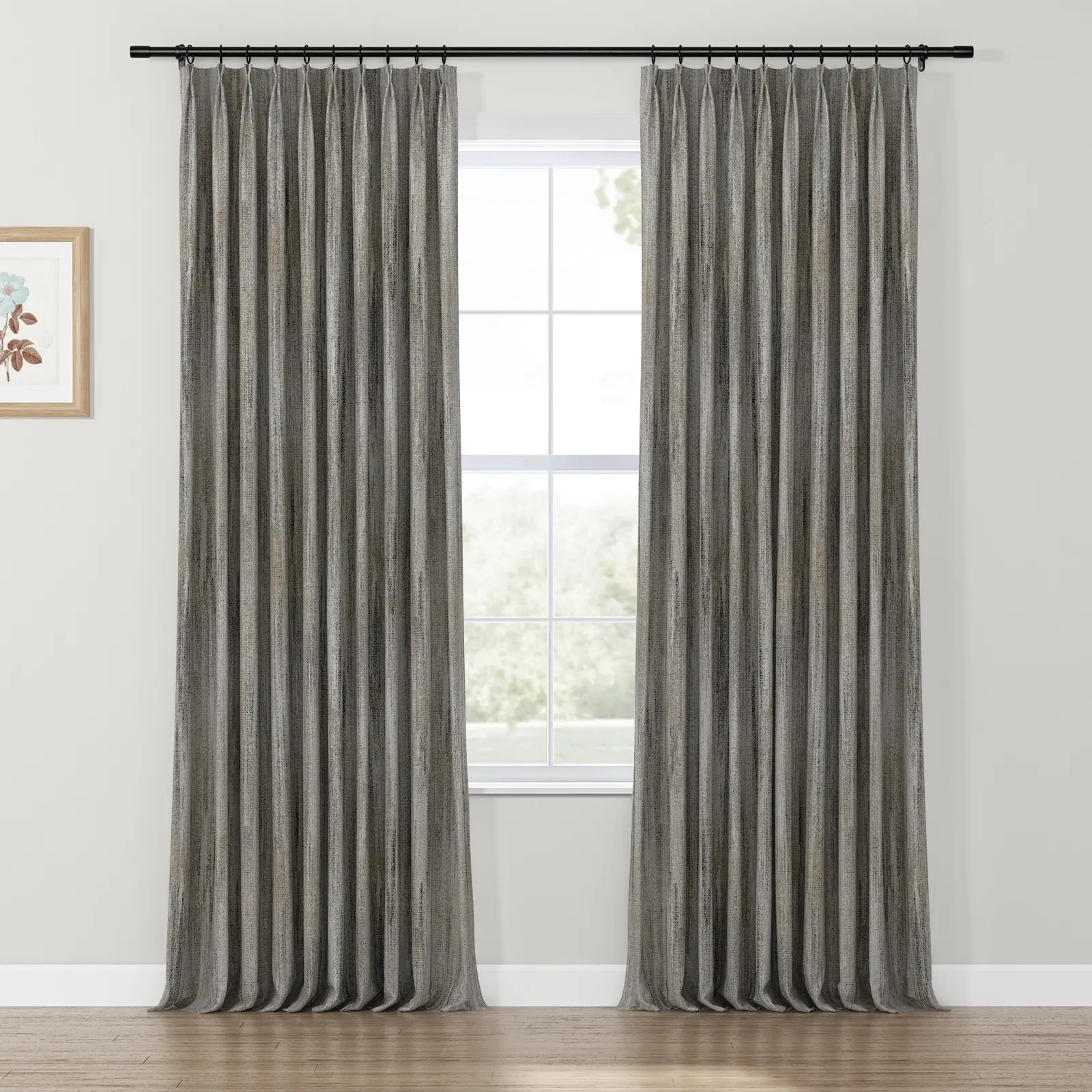 Lydia Rib Jacquard Curtain Pleated - Serie A - Image 18