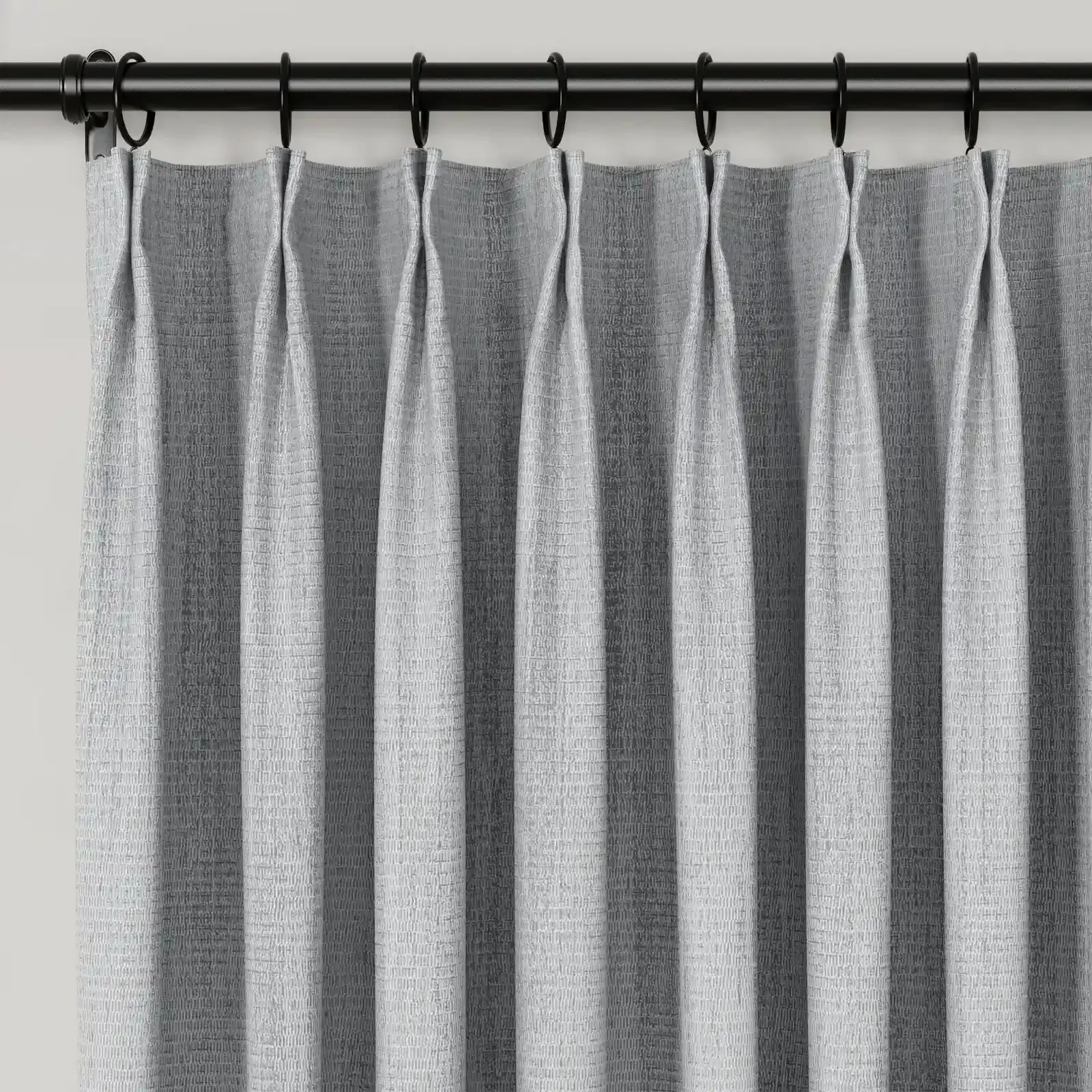 Lydia Rib Jacquard Curtain Pleated - Serie A - Image 8