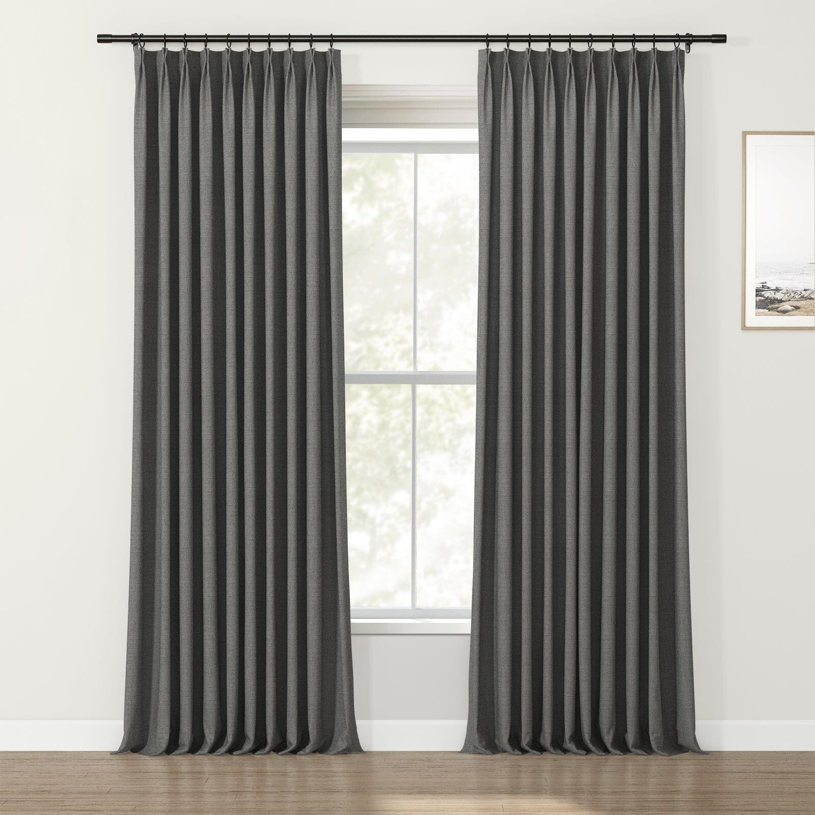 Lydia Solid Jacquard Curtain Pleated - Serie E - Image 21