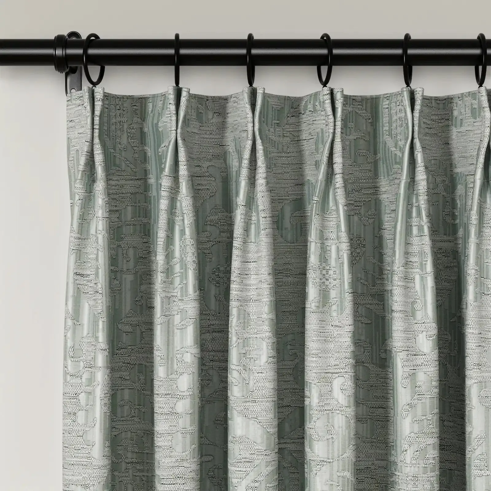 Lydia Vine Jacquard Curtain Pleated - Serie E - Image 13