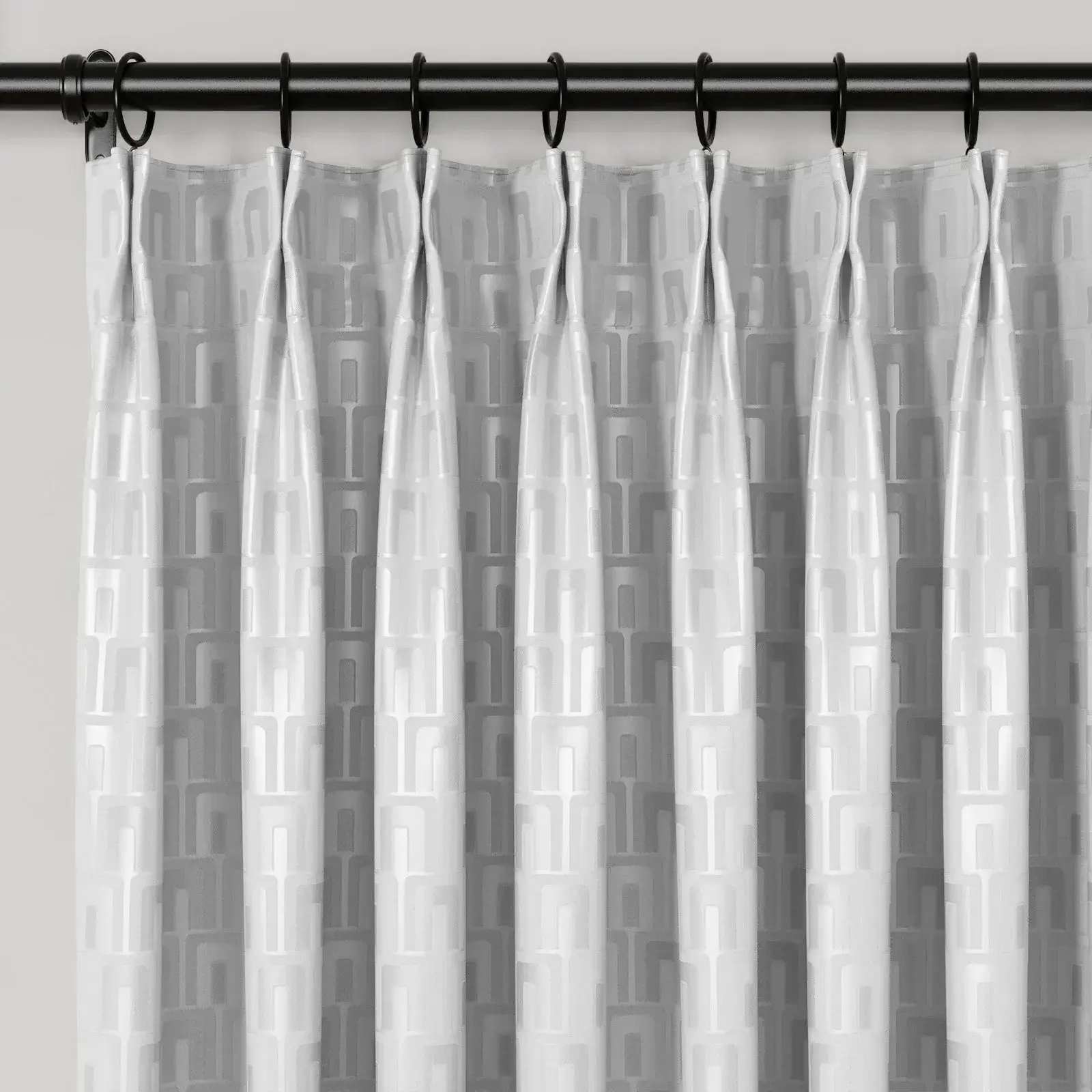Lydia Plants Jacquard Curtain Pleated - Serie B - Image 23