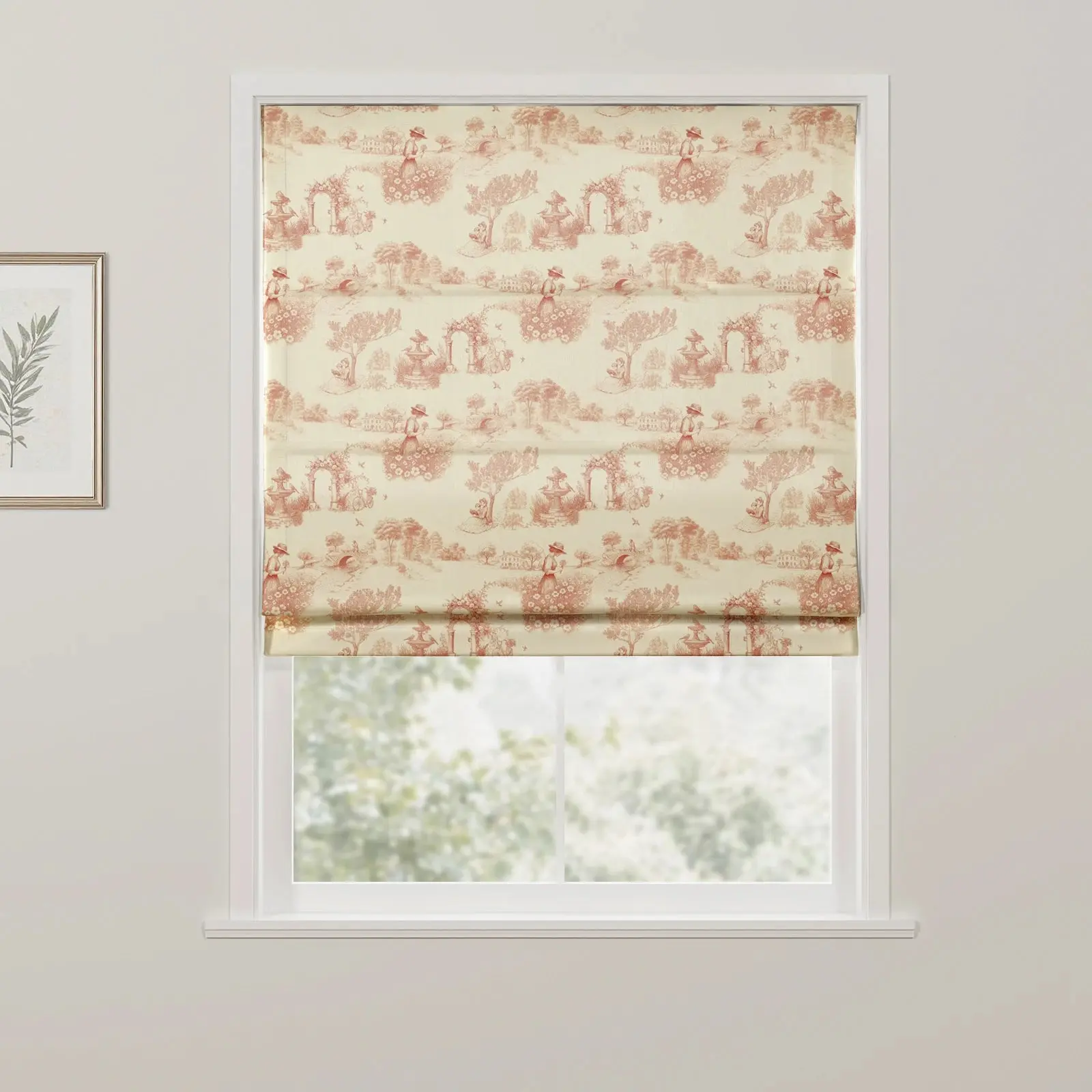 MS. MAVERICK MUSE x TWOPAGES No-Drill Flat Fold Roman Shade Cordless - Image 5