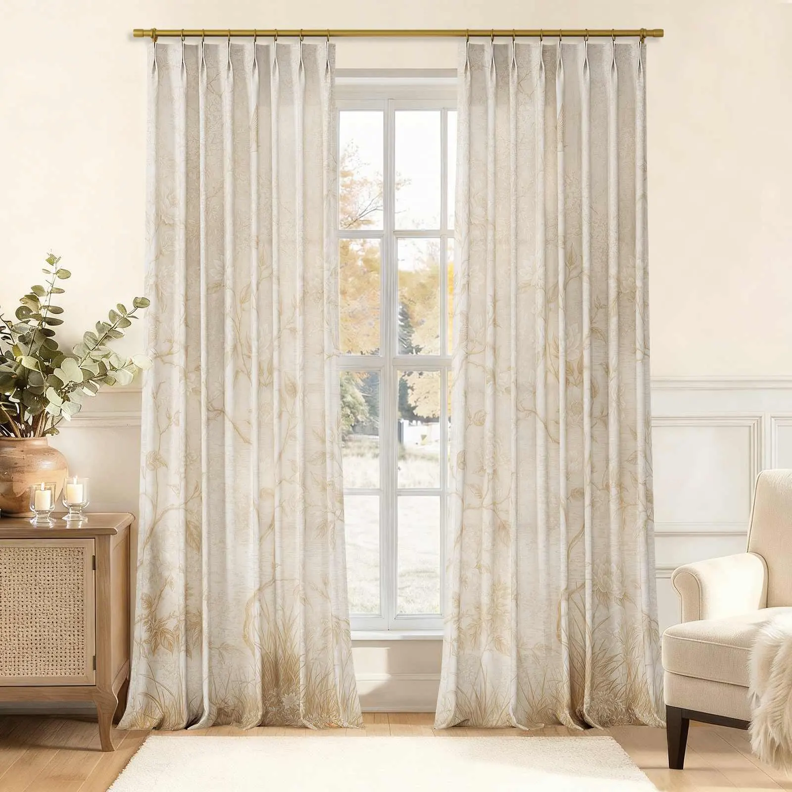 MS. MAVERICK MUSE x TWOPAGES Print Linen Cotton Drapery Pleated - Image 21