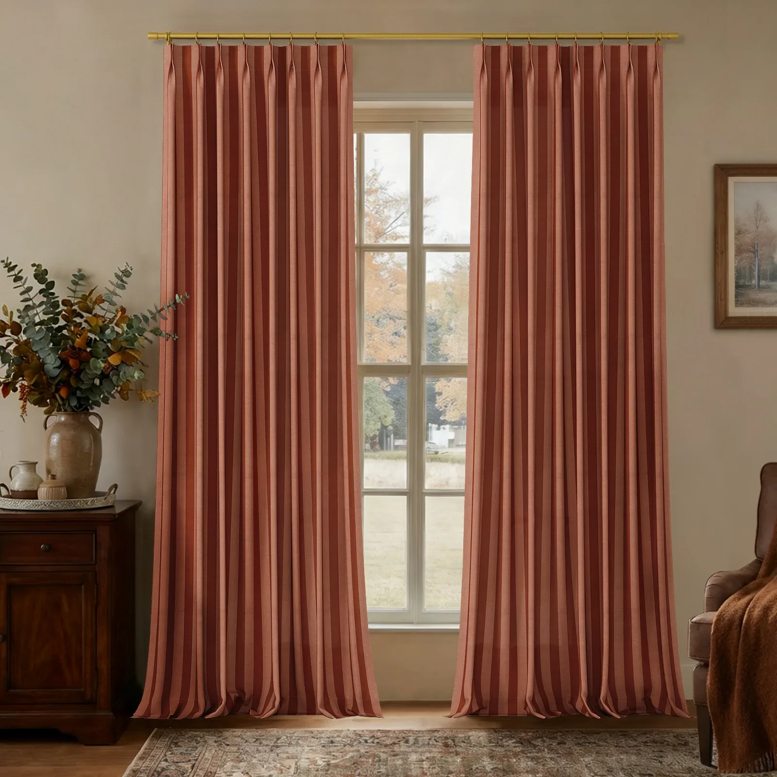 MS. MAVERICK MUSE x TWOPAGES Print Linen Cotton Drapery Pleated - Image 30