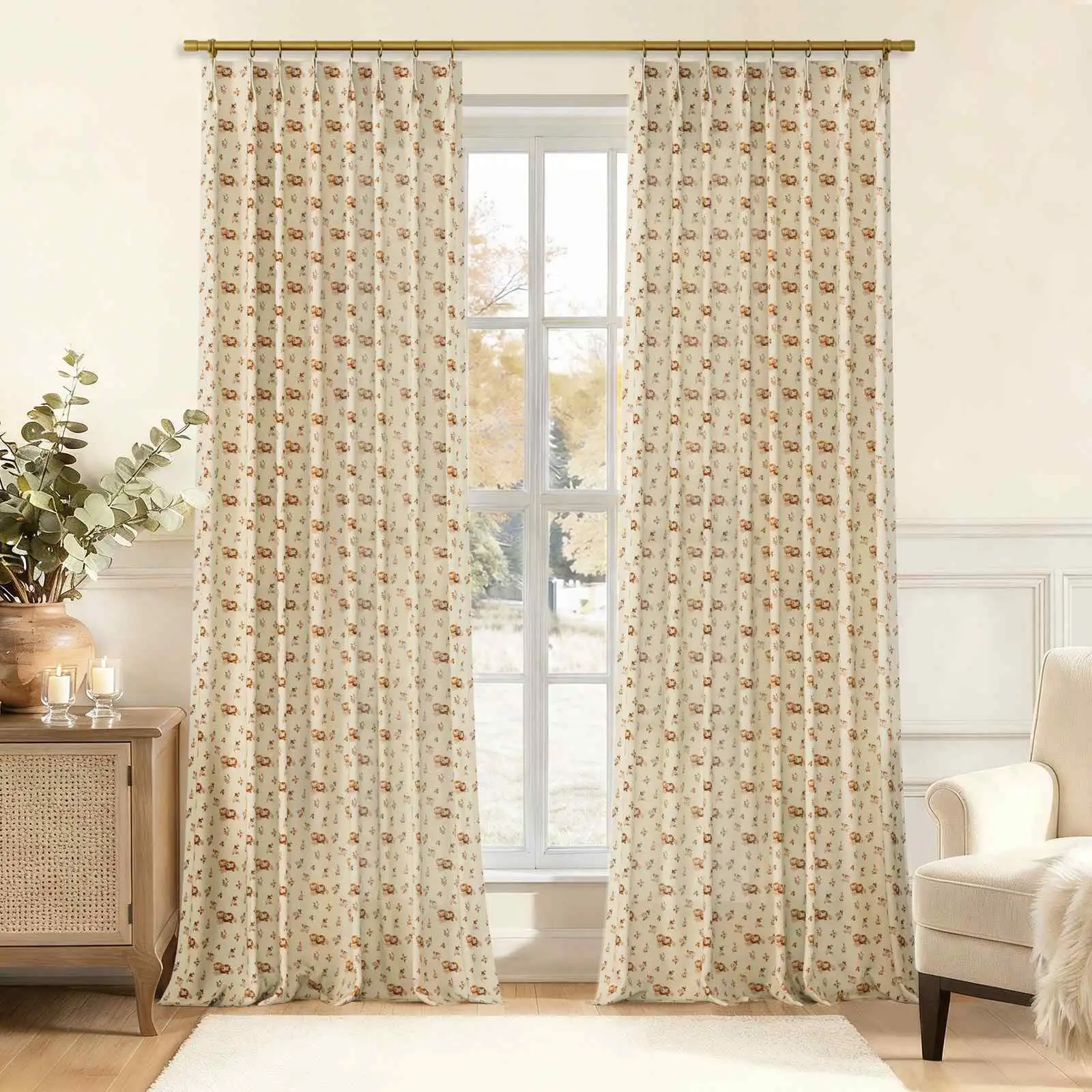 MS. MAVERICK MUSE x TWOPAGES Print Linen Cotton Drapery Pleated - Image 33