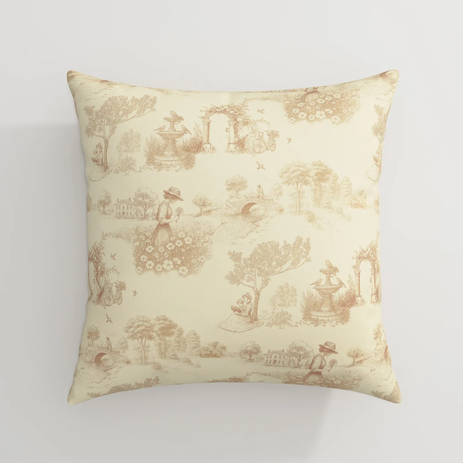 MS. MAVERICK MUSE x TWOPAGES Print Linen Cotton Pillow Cover - Image 13