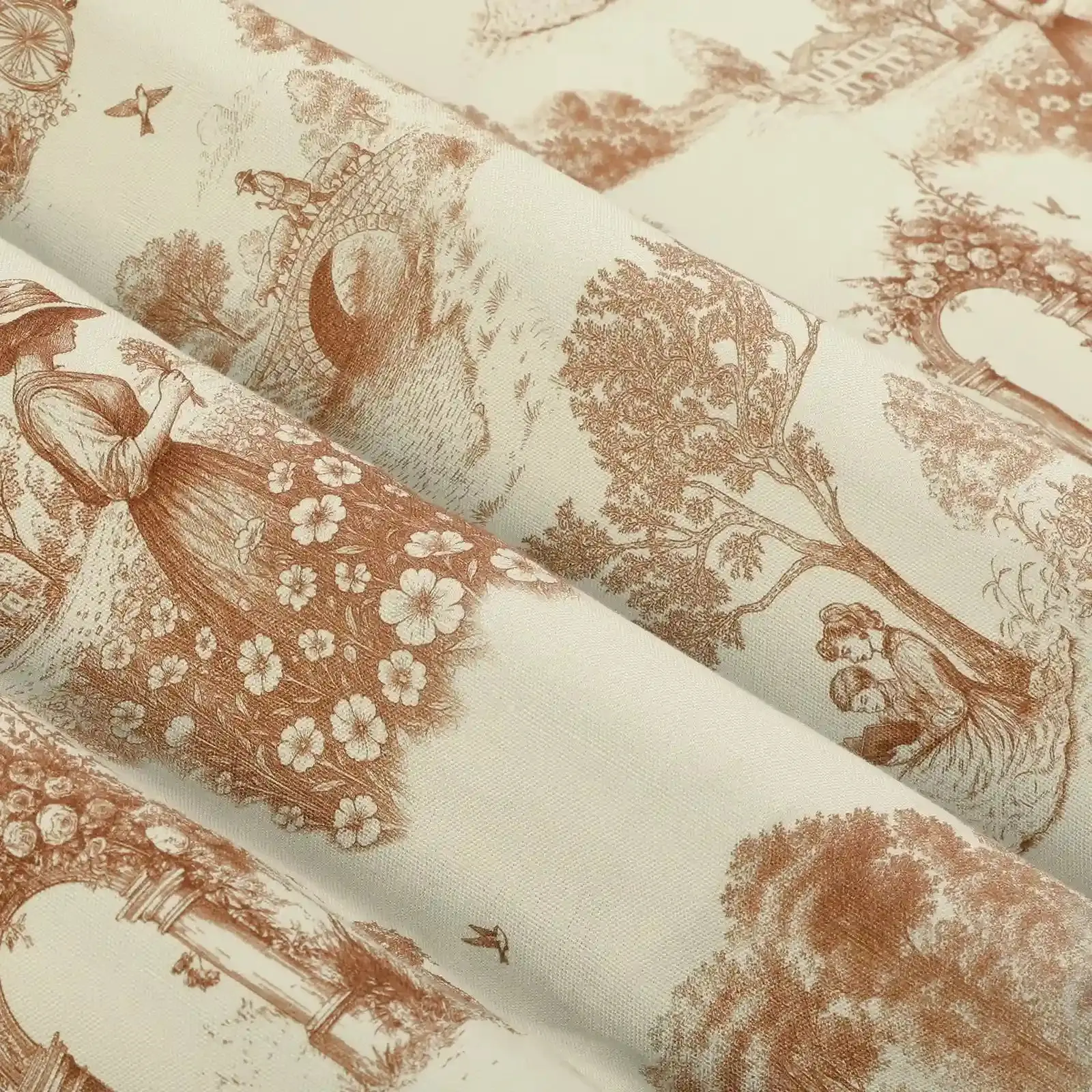 MS. MAVERICK MUSE x TWOPAGES Print Linen Cotton Roman Shade Cordless - Image 92