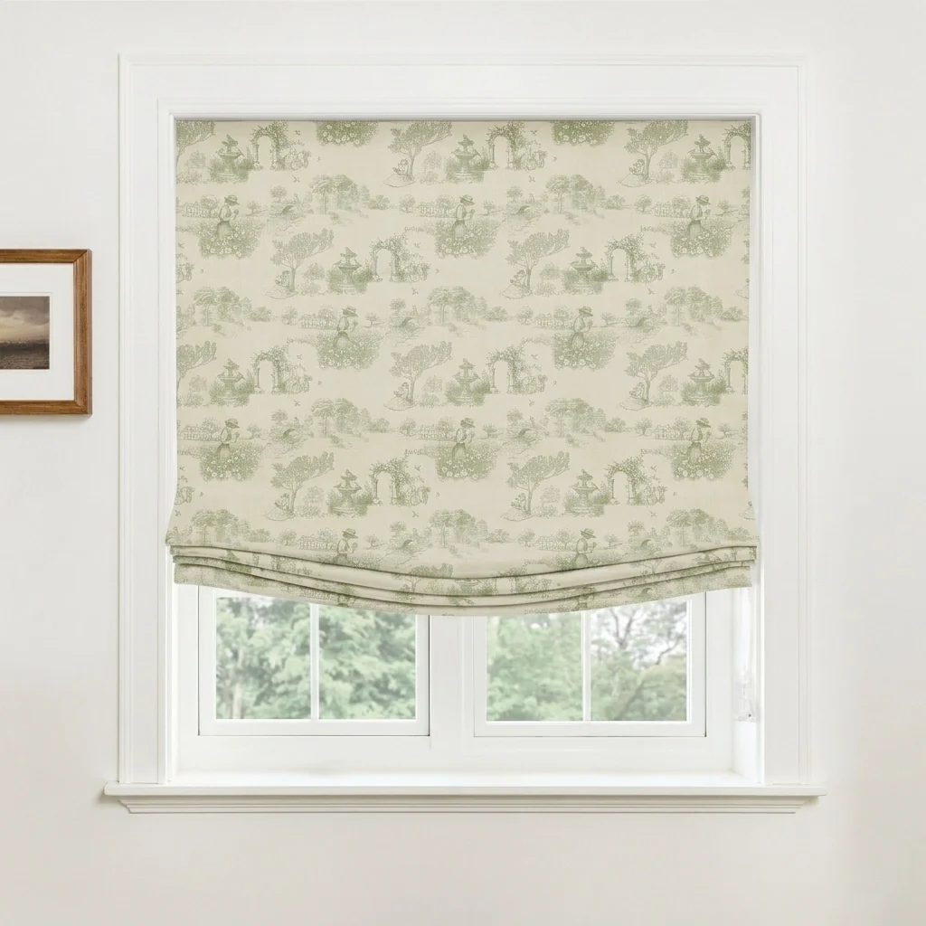 MS. MAVERICK MUSE x TWOPAGES Relaxed Roman Shade Cord Lift - Image 7