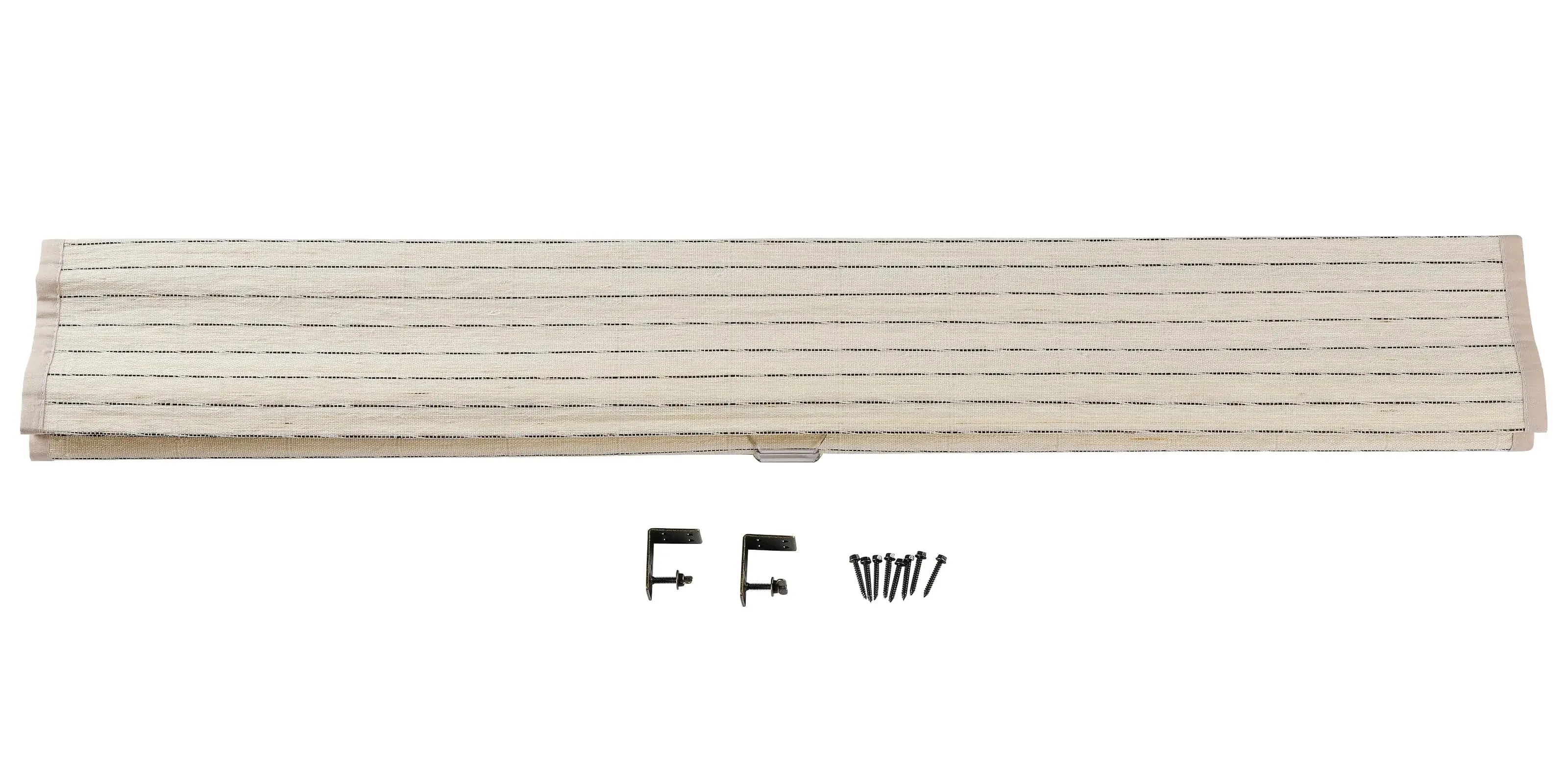Lay Natural Ramie Bamboo Woven Shade - Beige White - Image 13