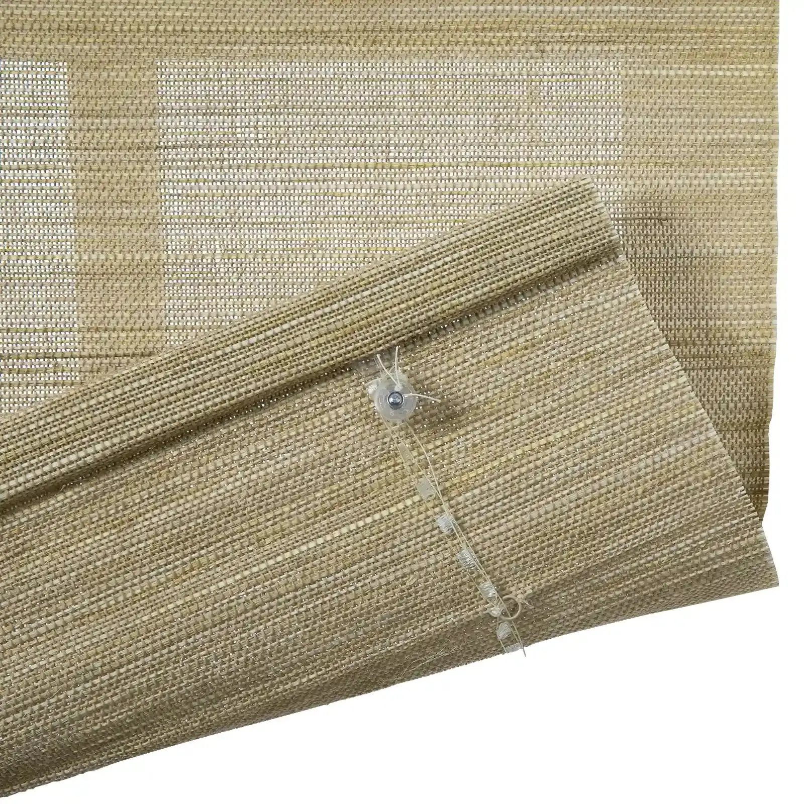 Lay Natural Ramie Top Down Bottom Up Woven Wood Shade Cordless - Coconut - Image 15