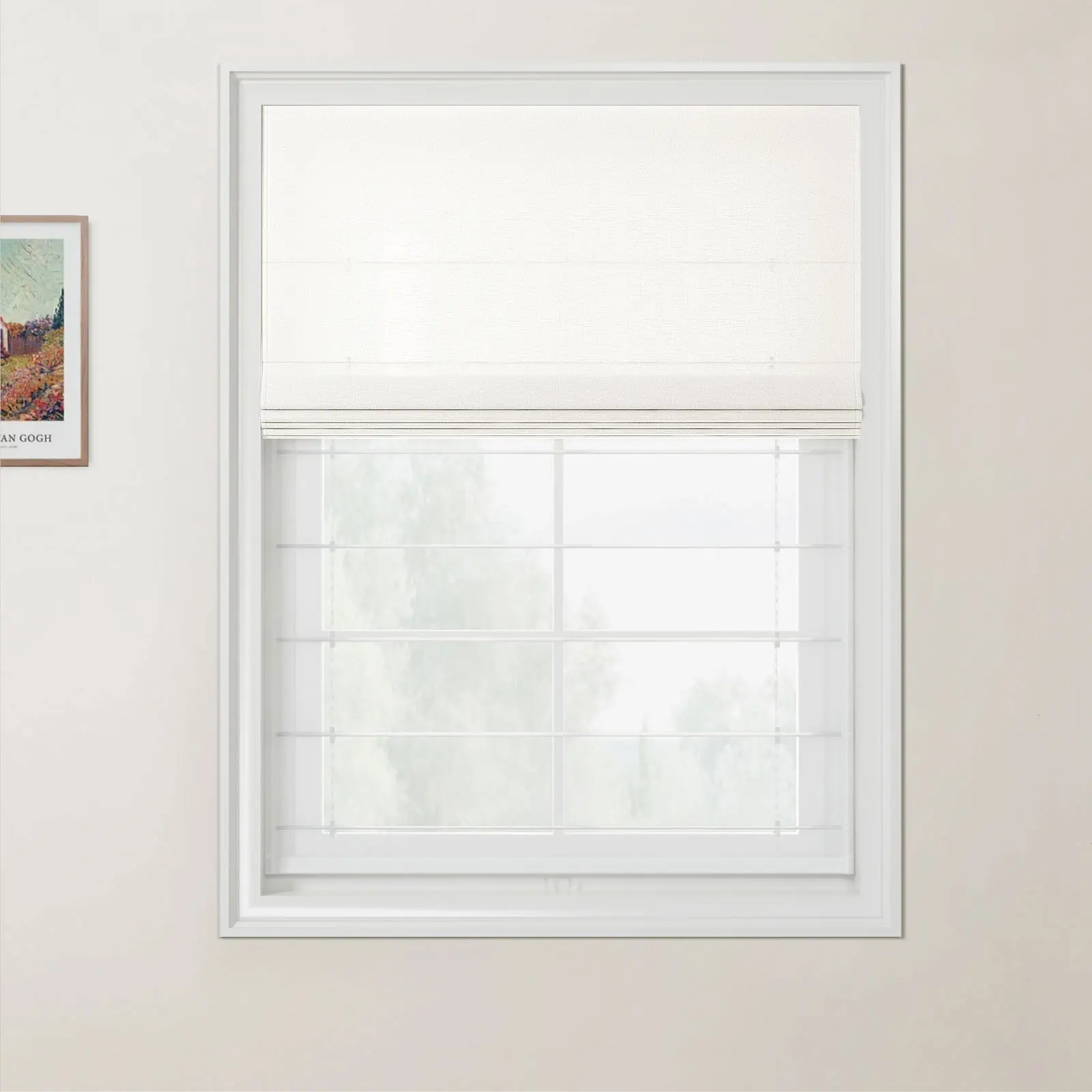 Patti Linen Day Night Roman Shade Cordless - Image 2