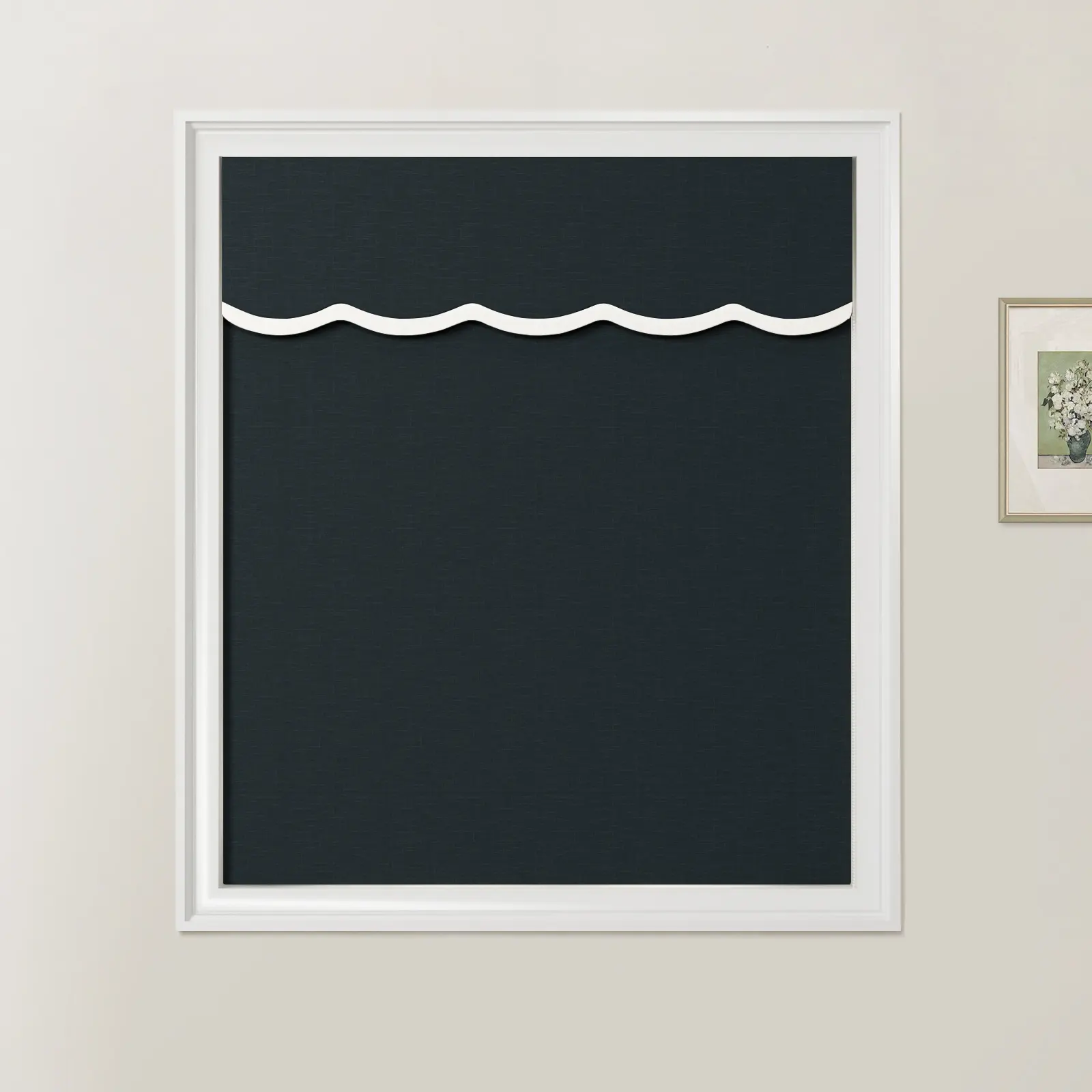 Patti Linen Valanced Day Night Roman Shade Cord Lift - Image 31