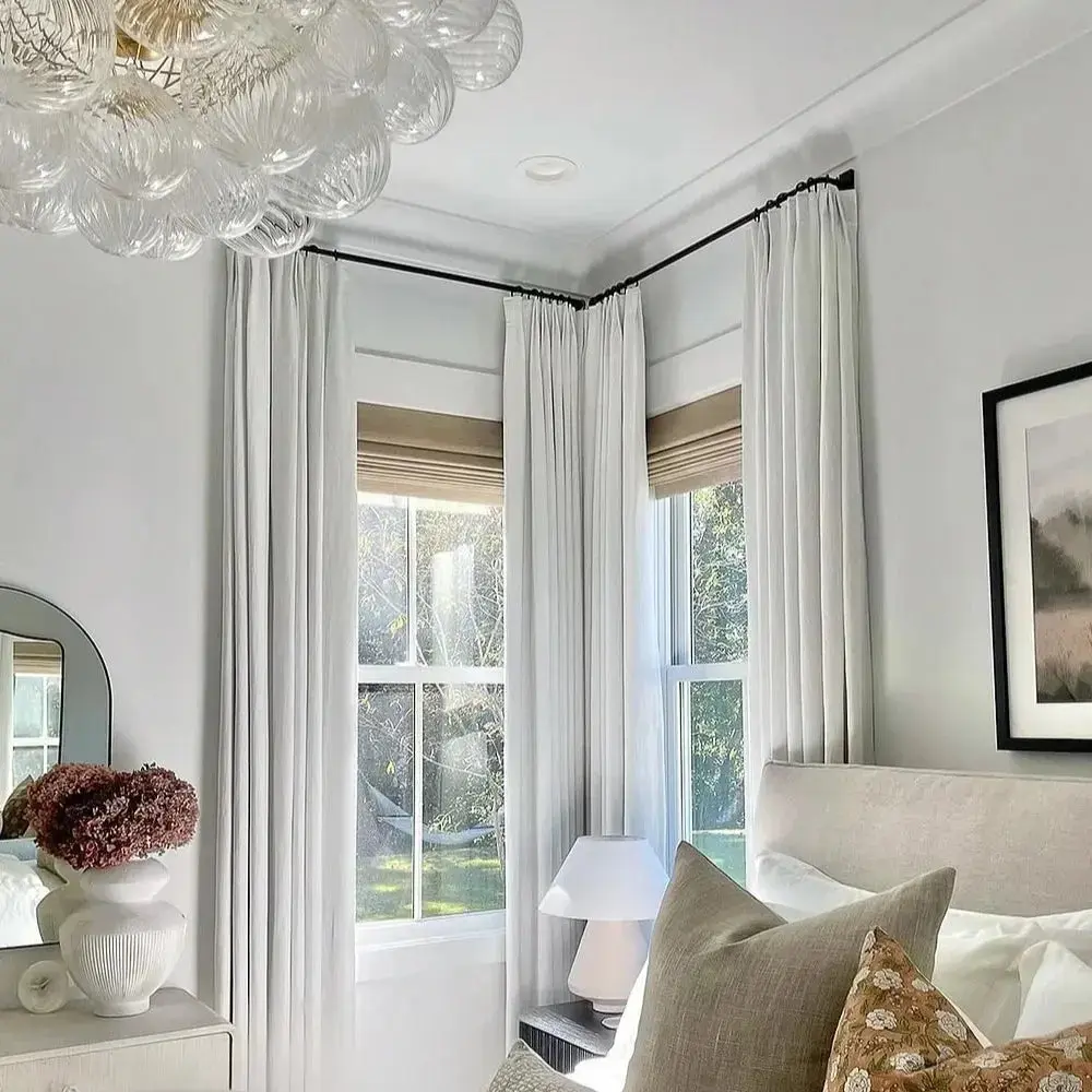 TWOPAGES Patti™  Premium Belgian Linen Curtain Pleated - Image 2