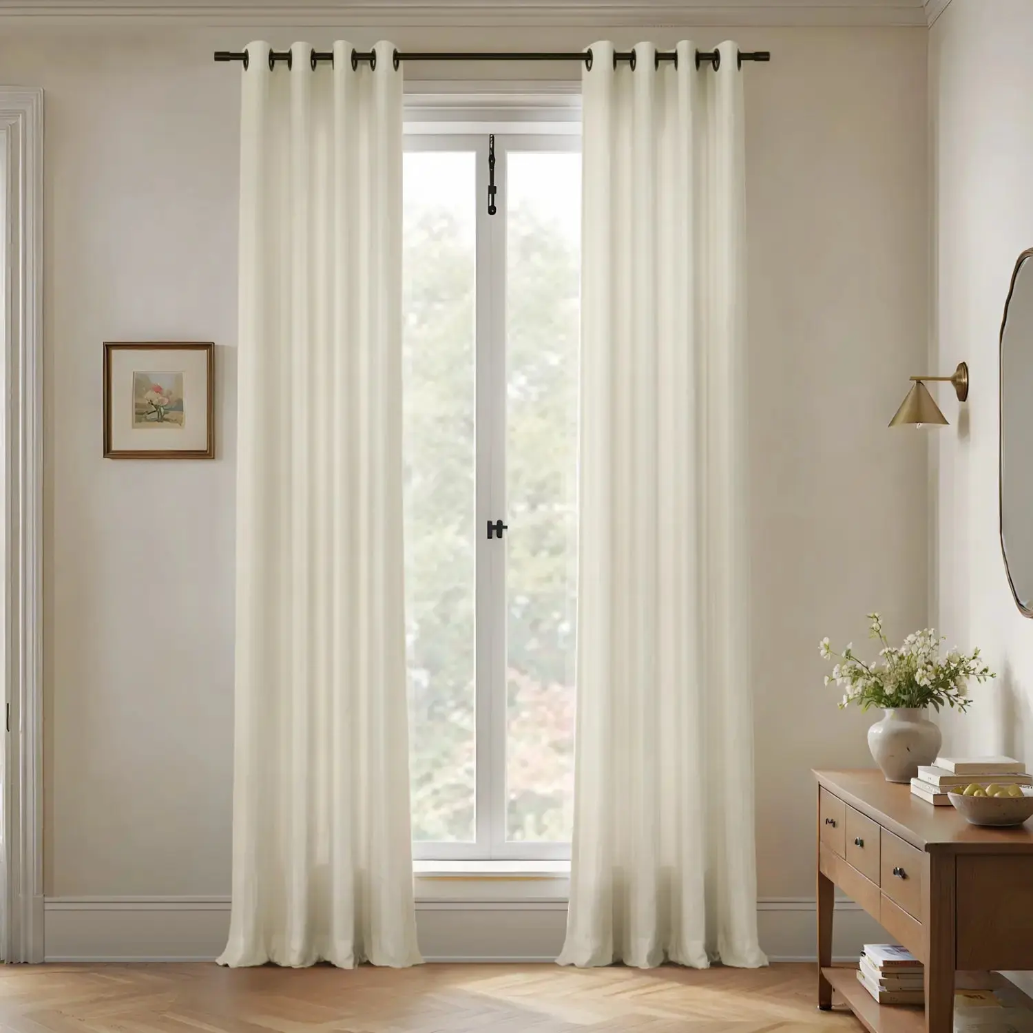 Patti Premium Belgian Flax Linen Curtains Grommet - Image 13