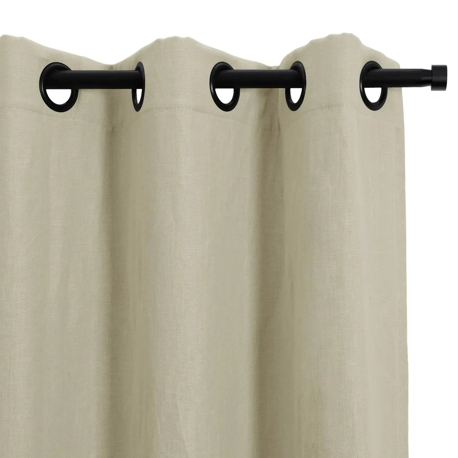 Patti Premium Belgian Flax Linen Curtains Grommet - Image 16