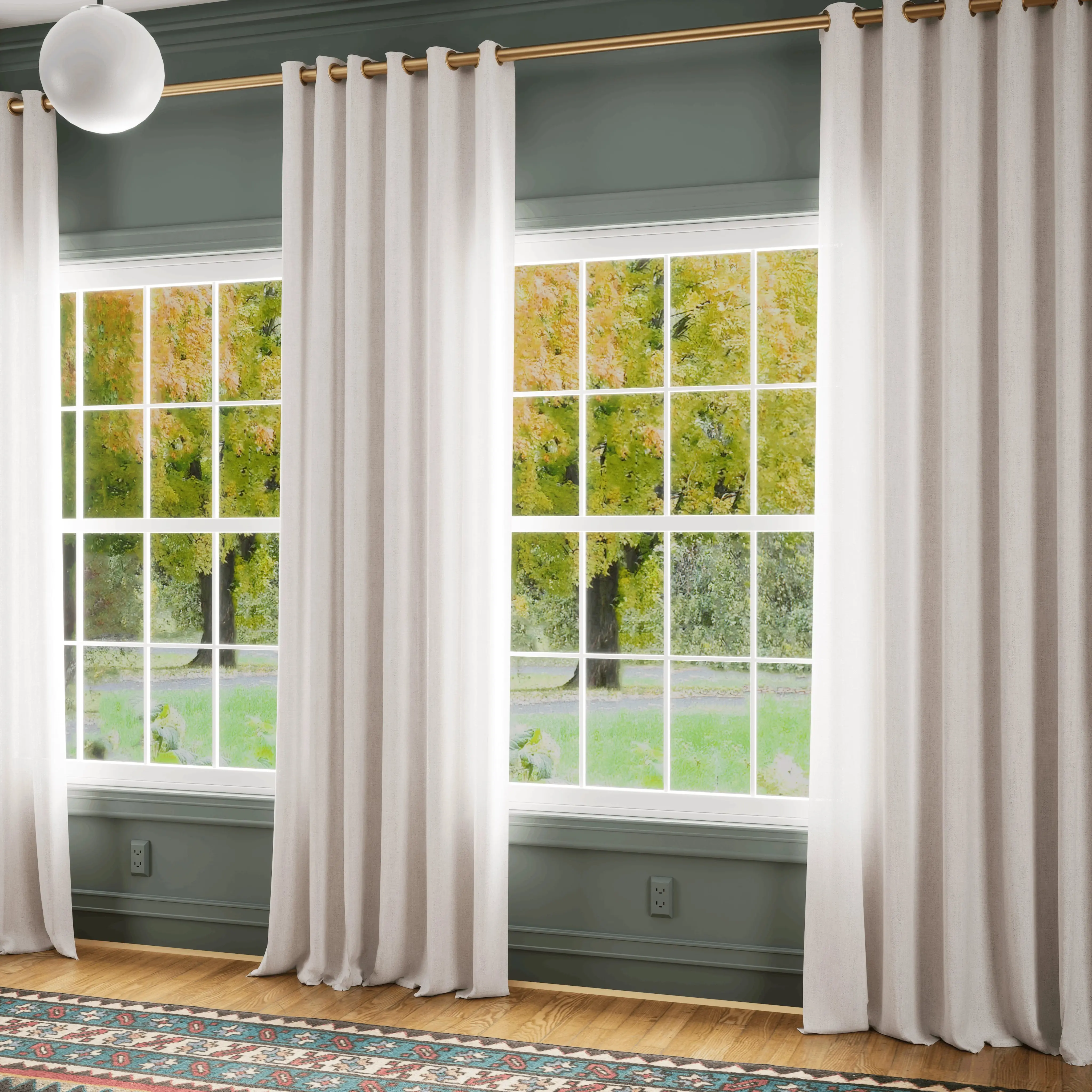 Patti Premium Belgian Flax Linen Curtains Grommet - Image 24