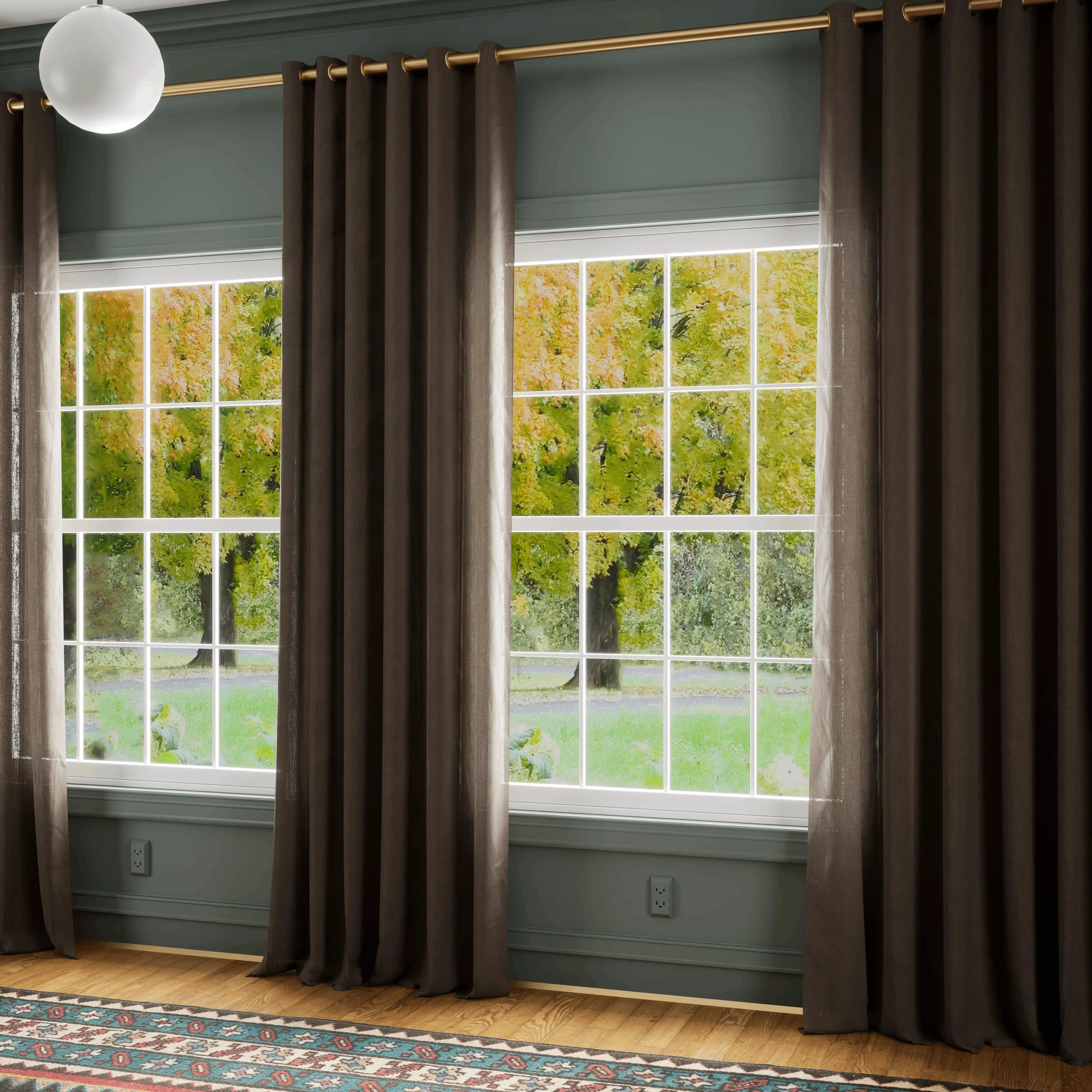 Patti Premium Belgian Flax Linen Curtains Grommet - Image 25