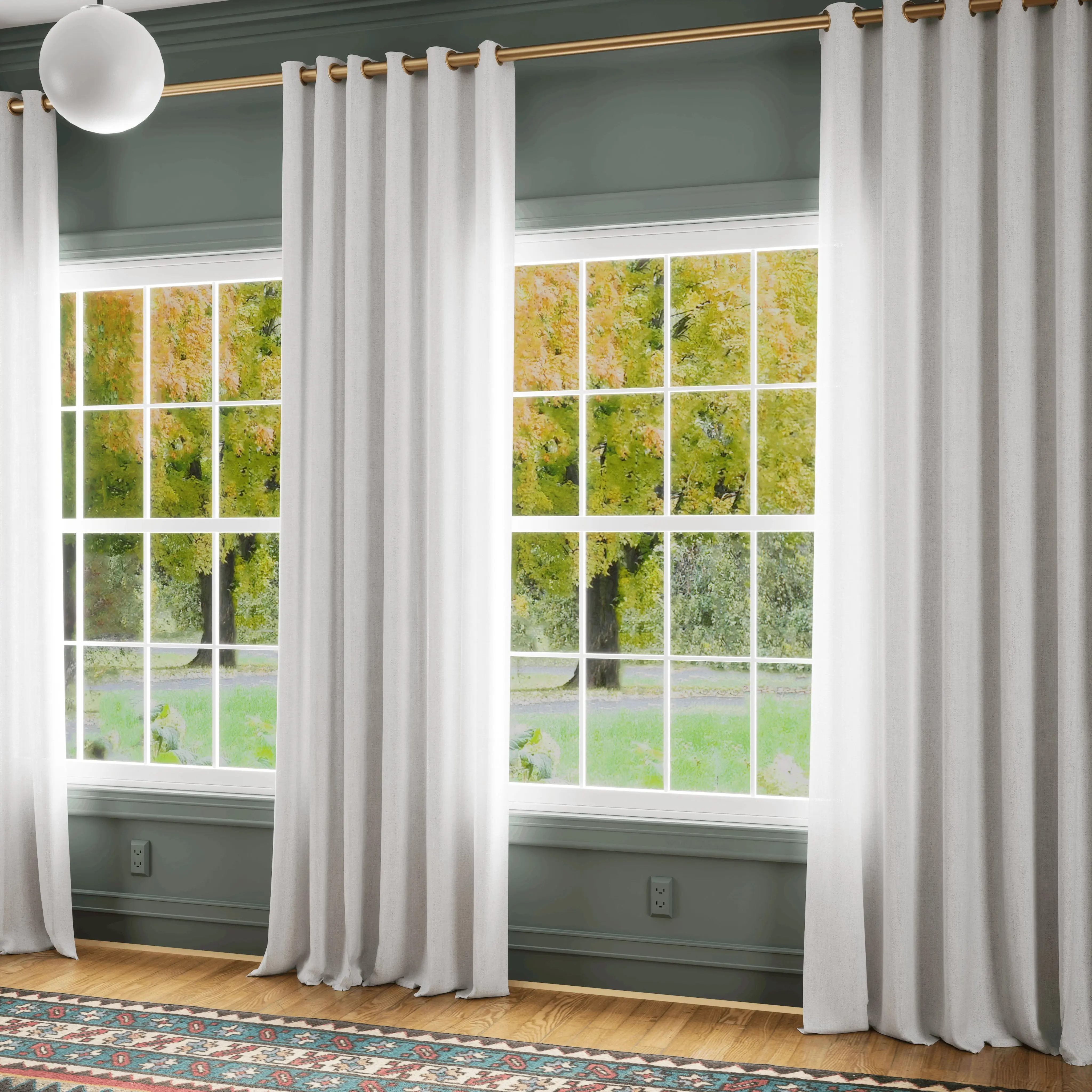 Patti Premium Belgian Flax Linen Curtains Grommet - Image 26