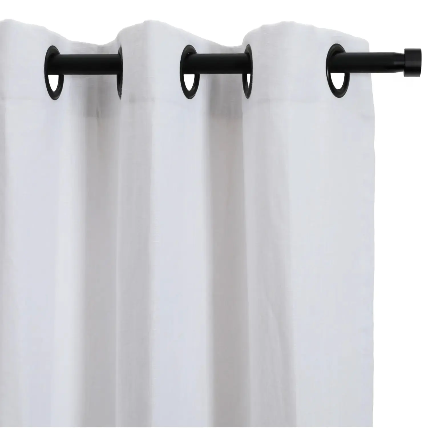 Patti Premium Belgian Flax Linen Curtains Grommet - Image 4