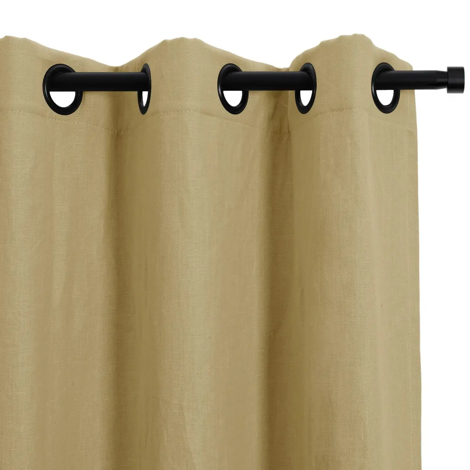 Patti Premium Belgian Flax Linen Curtains Grommet - Image 8