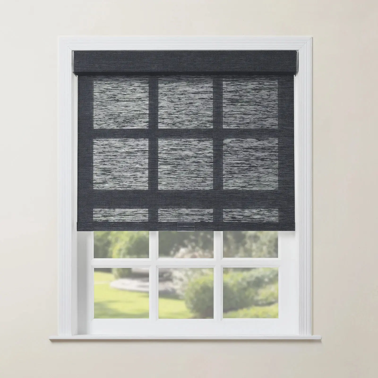 Rae Natural Jute Woven Wood Roller Shades Cordless - Image 100