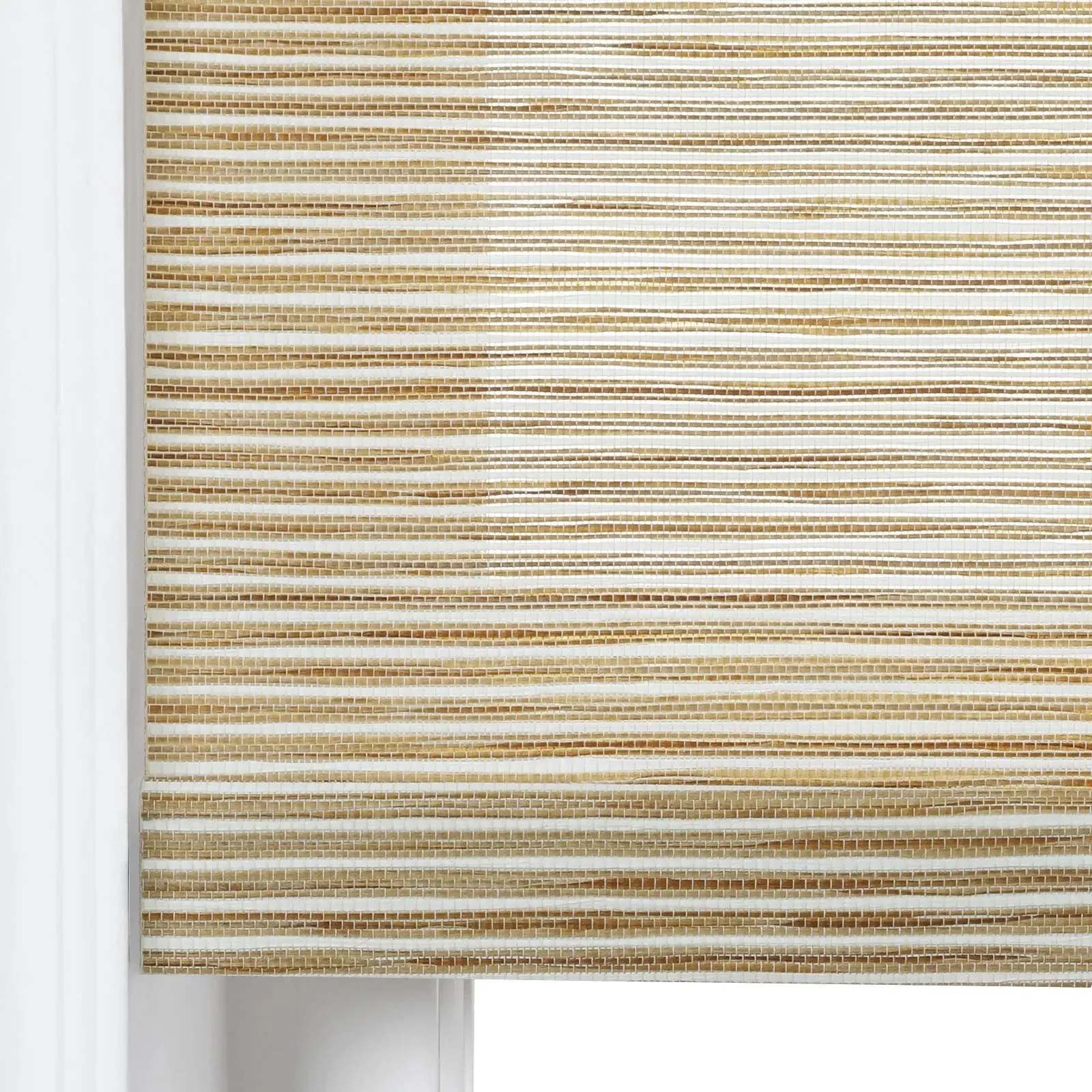 Rae Natural Jute Woven Wood Roller Shades Cordless - Image 200