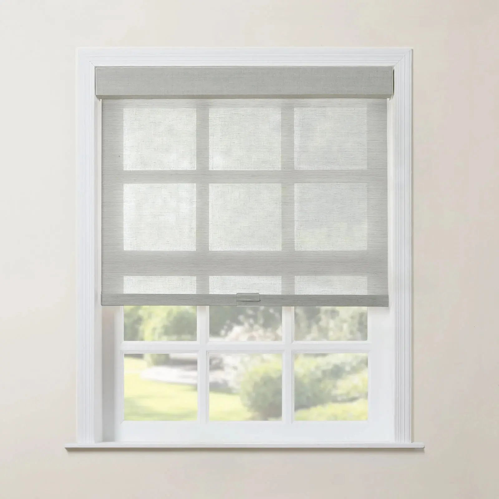 Rae Natural Jute Woven Wood Roller Shades Cordless - Image 29