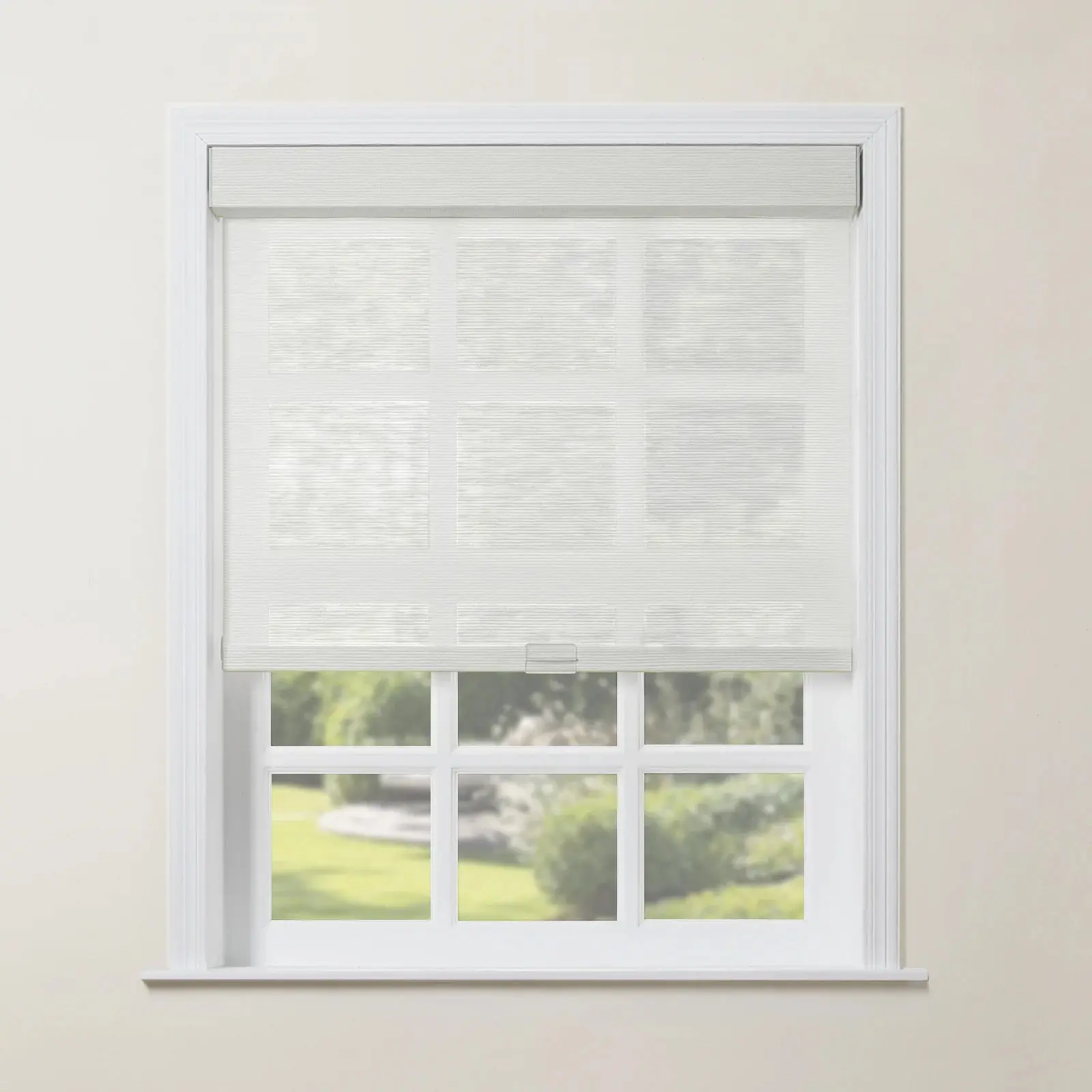 Rae Natural Jute Woven Wood Roller Shades Cordless - Image 8