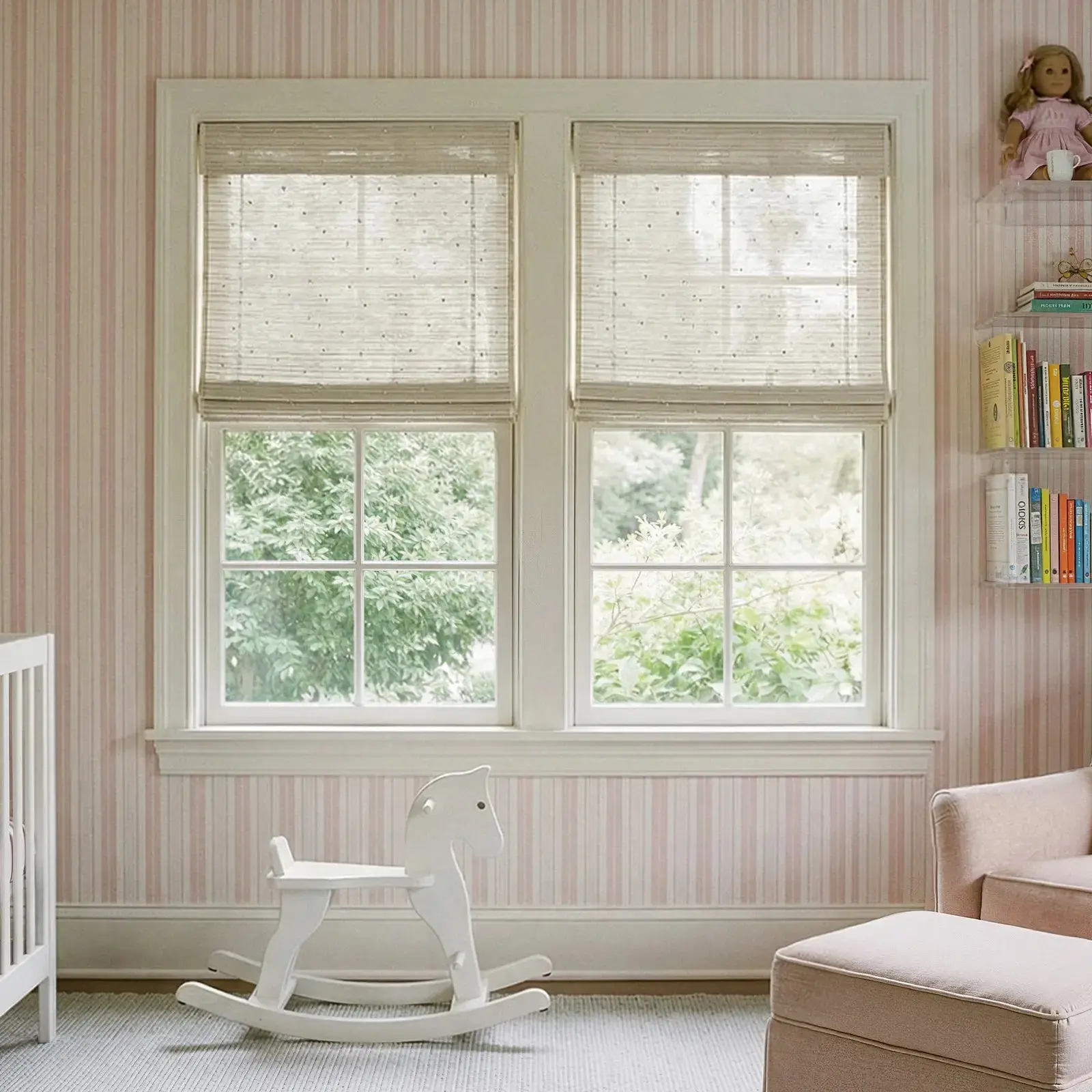 Rae Natural Ramie Bamboo Woven Shades - Series P - Image 92