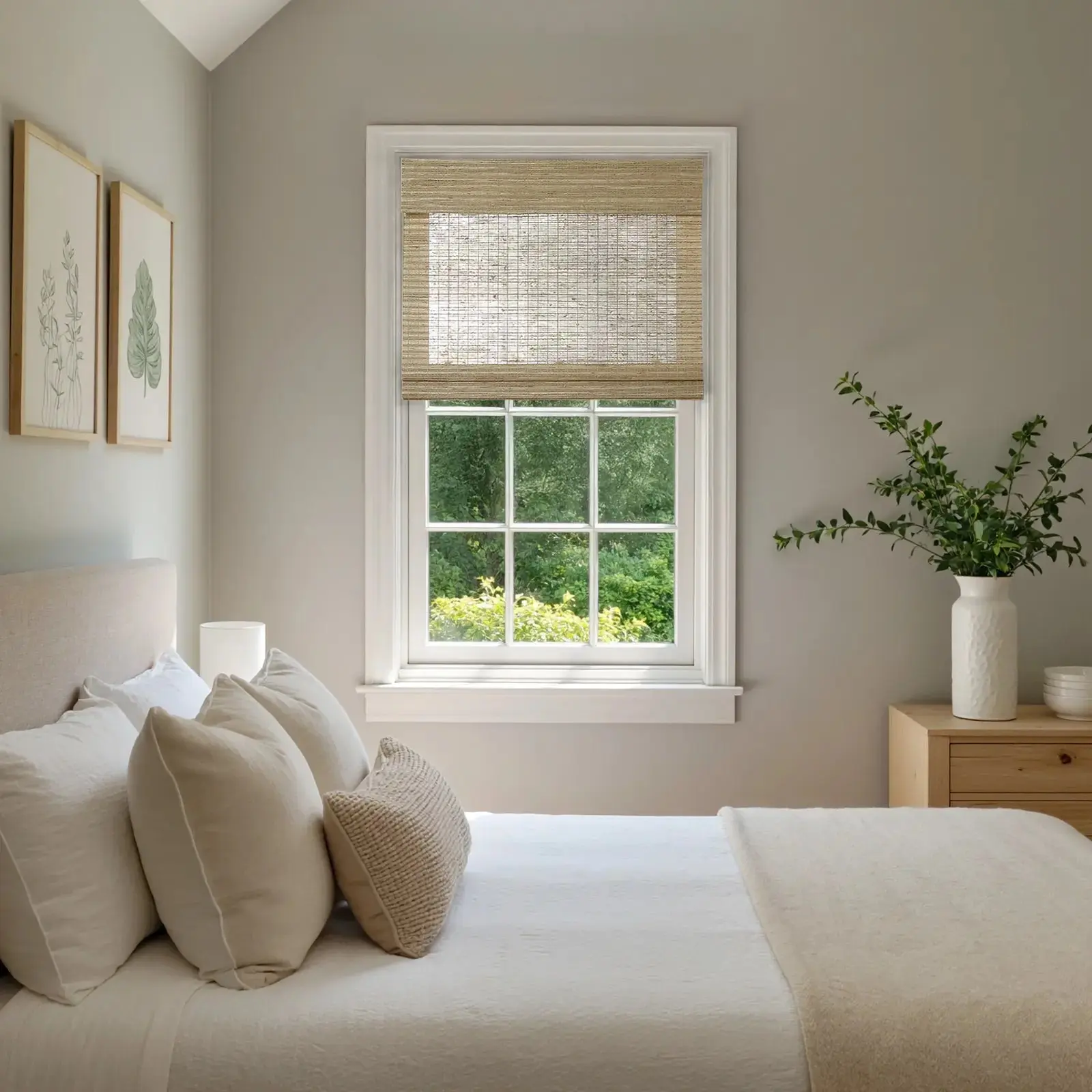 Rae Natural Ramie Flax Woven Wood Shades - Series C - Image 67