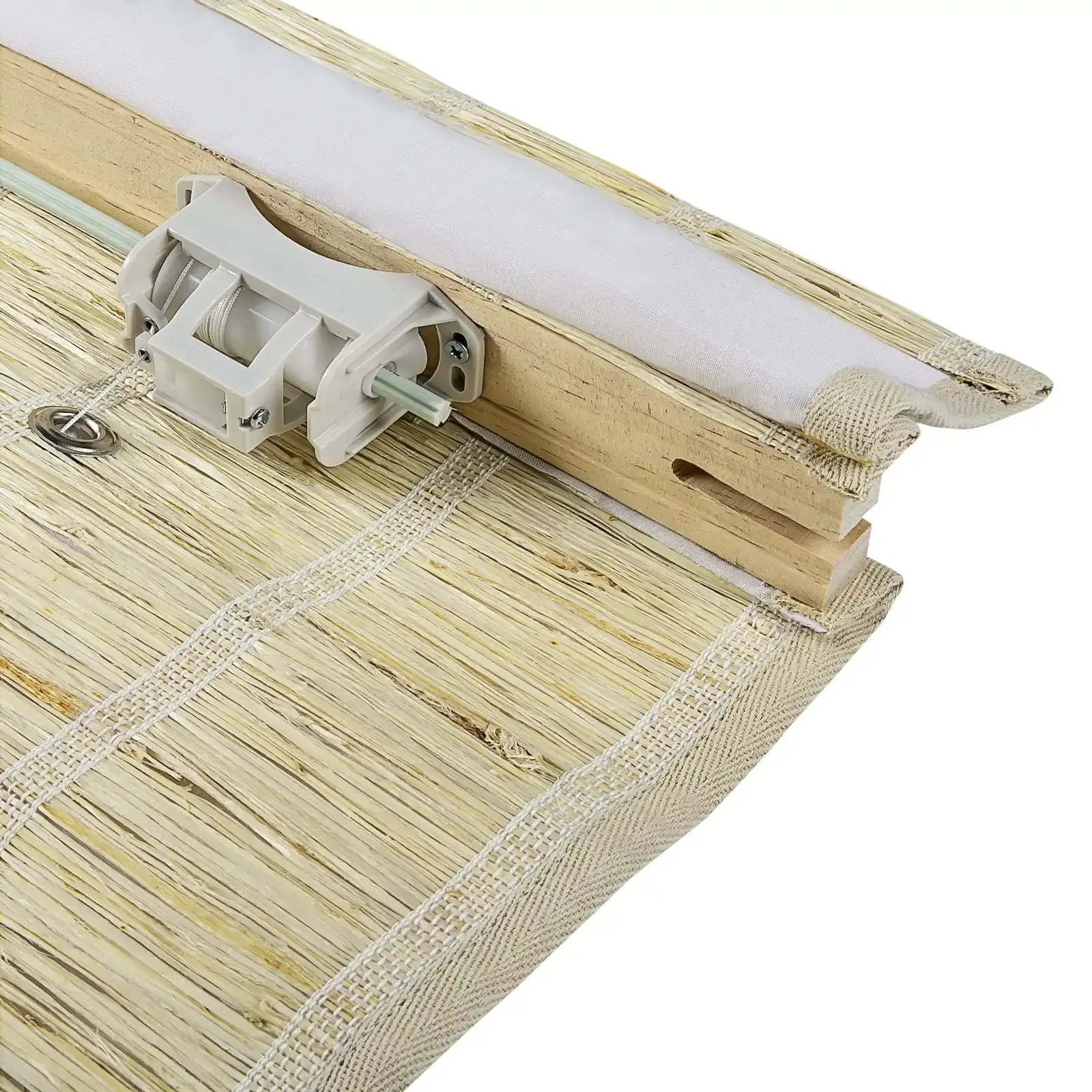 Rae Natural Ramie Jute Woven Wood Shades - Series M - Image 19