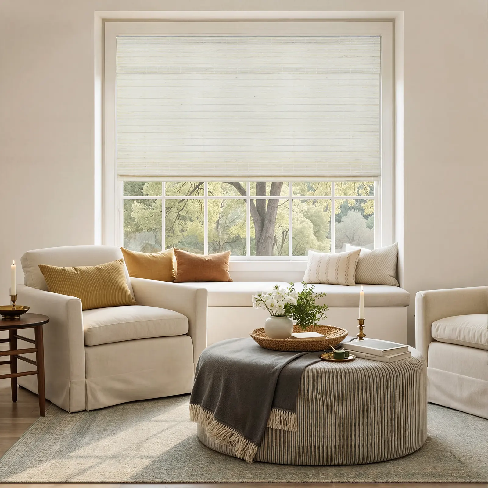 Rae Natural Ramie Jute Woven Wood Shades - Series W - Image 81