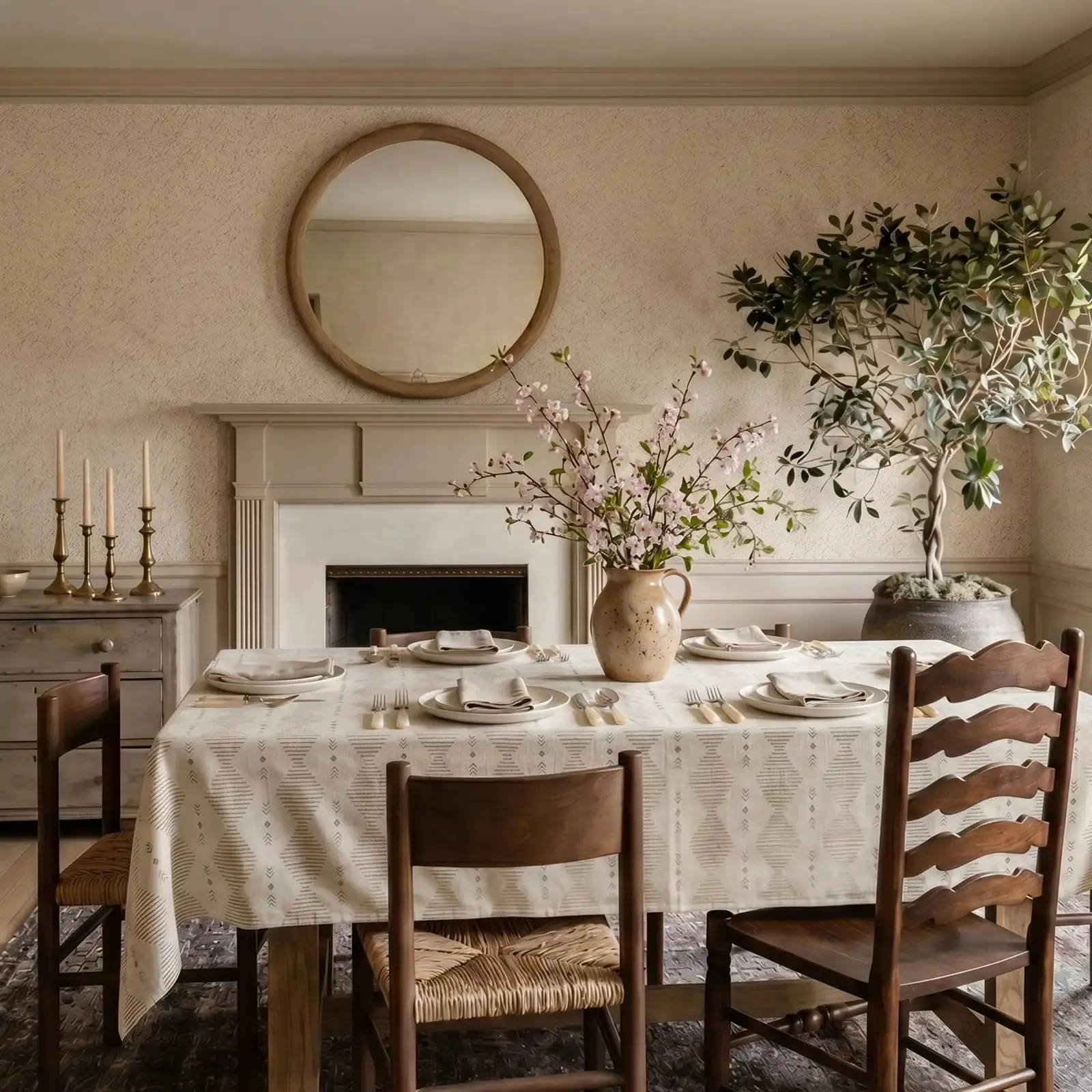 TWOPAGES Rectangle Tablecloth - Image 52