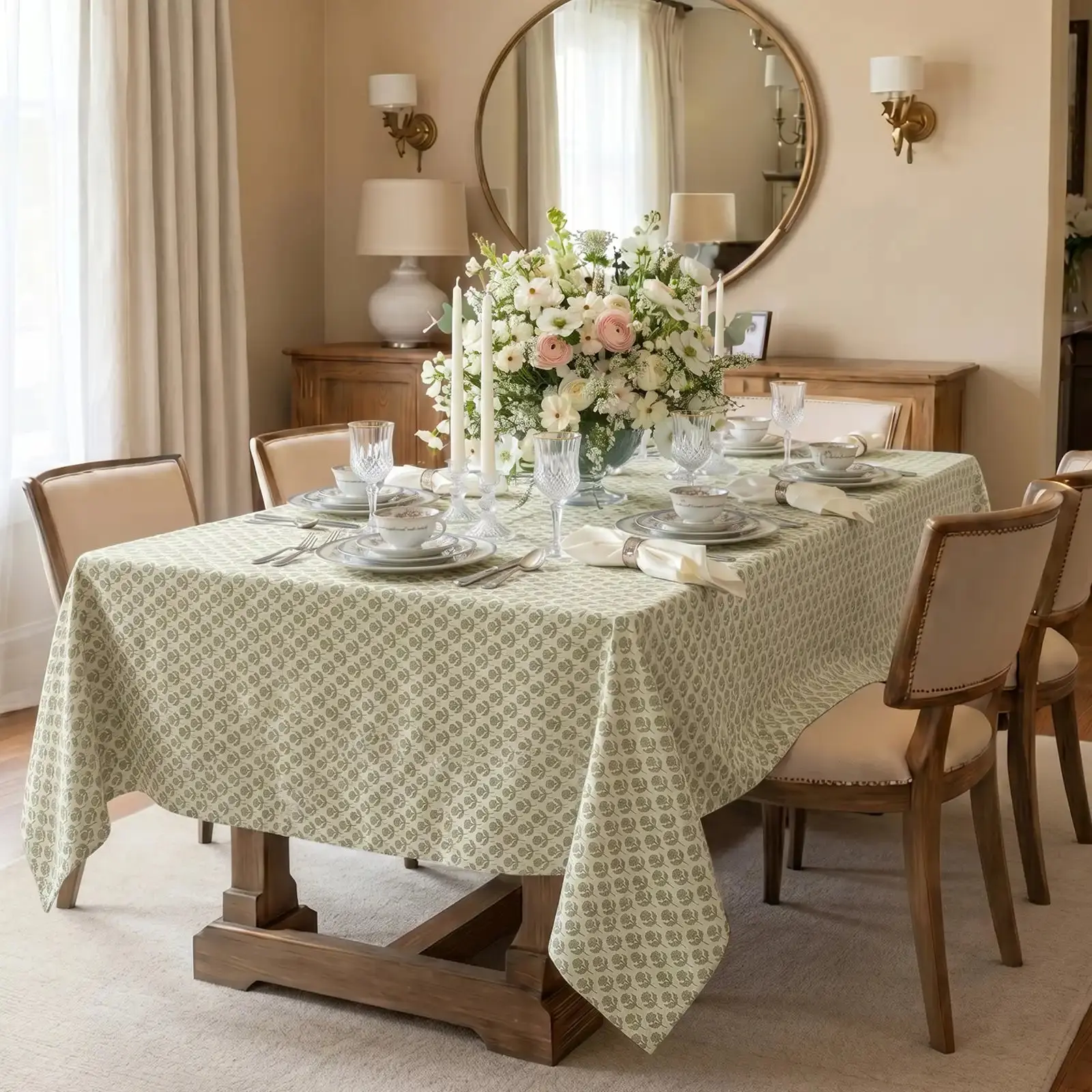 TWOPAGES Rectangle Tablecloth - Image 67