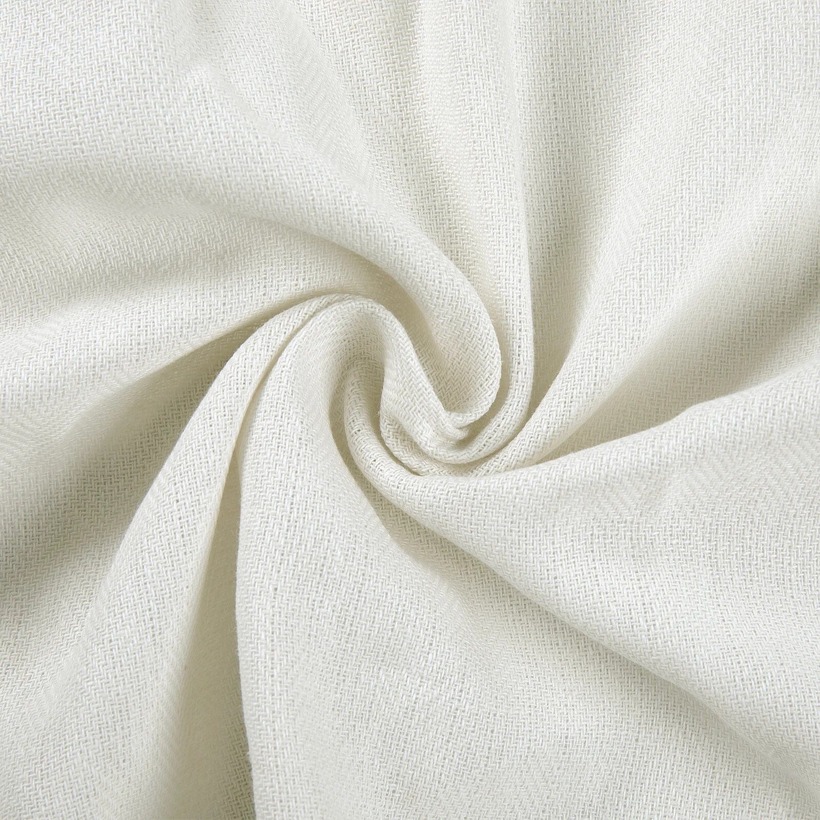 Ron Linen Cotton Herringbone Curtain Soft Top - Image 3