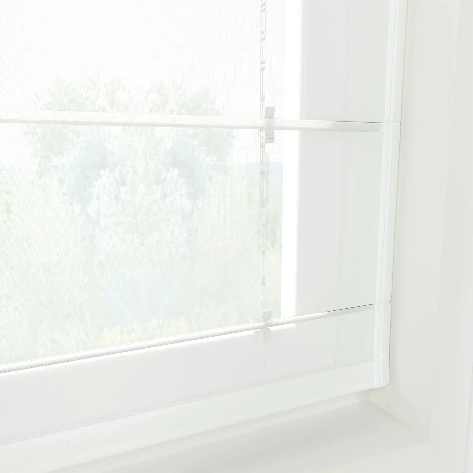 Ron Linen Cotton Herringbone Day Night Roman Shade Cordless - Image 23